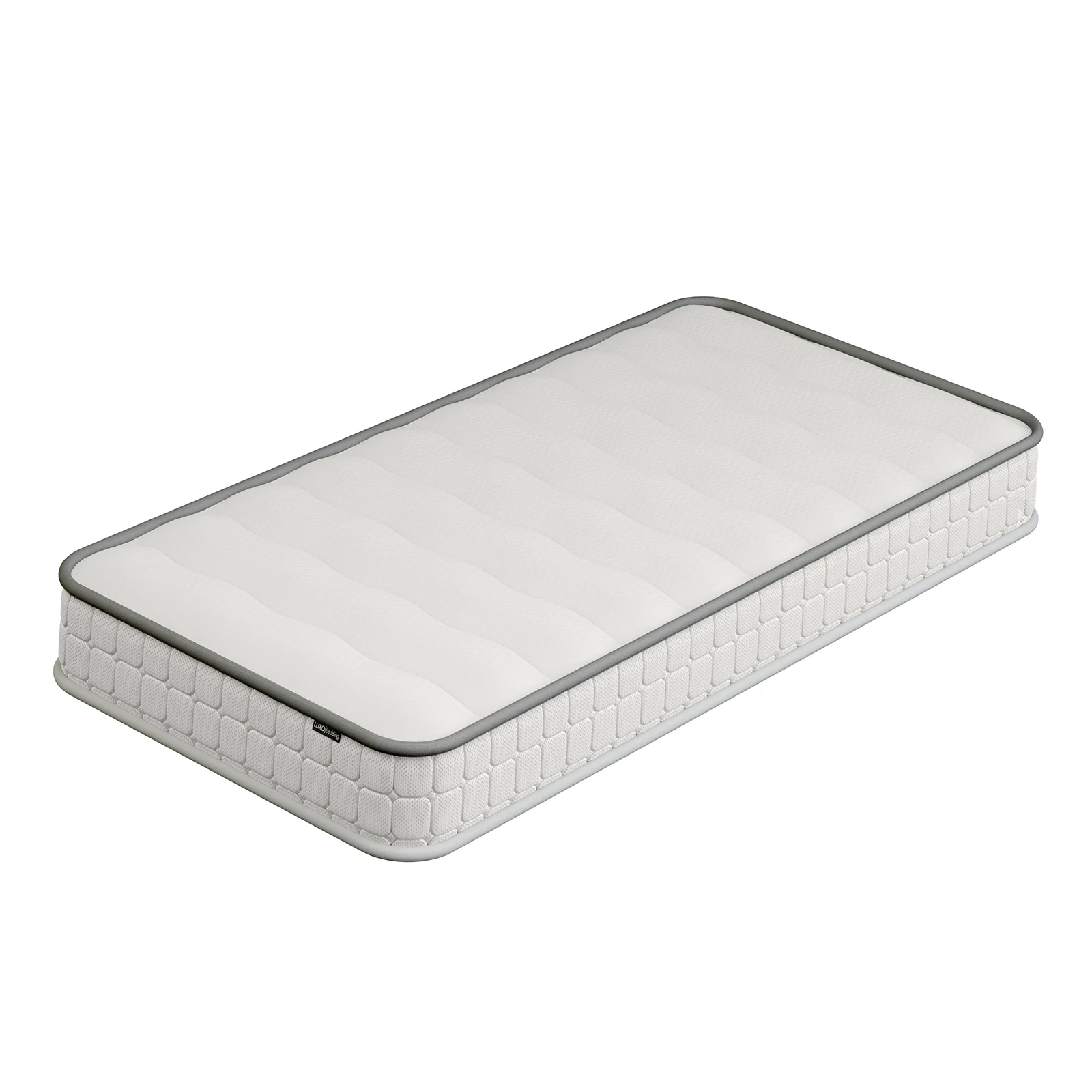 Coreen & Cybele Single Loft Bed & Mattress Package in Grey - Image 11