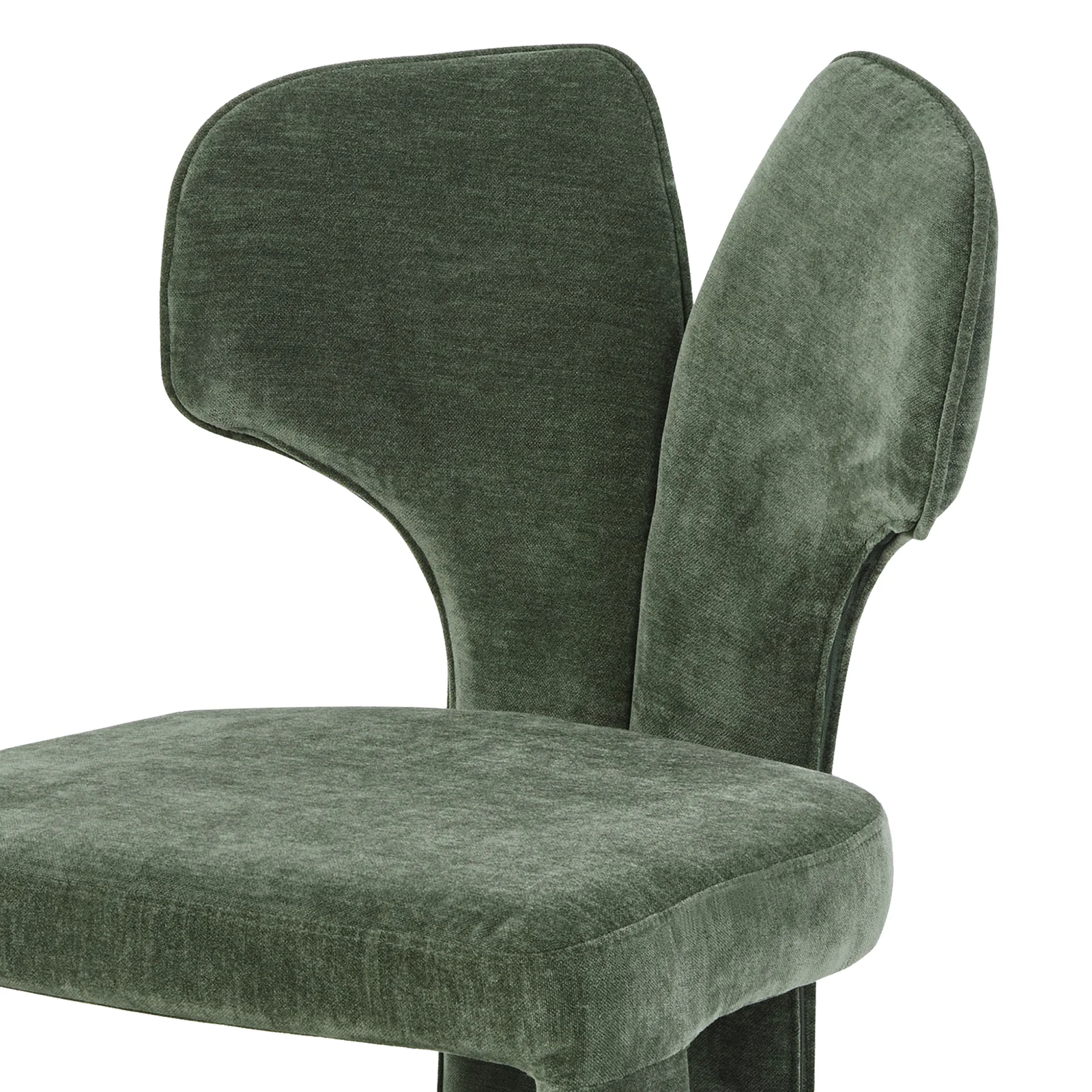 Corin Butterfly Dining Chair in Deep Forest Green (Set of 2) - Image 3