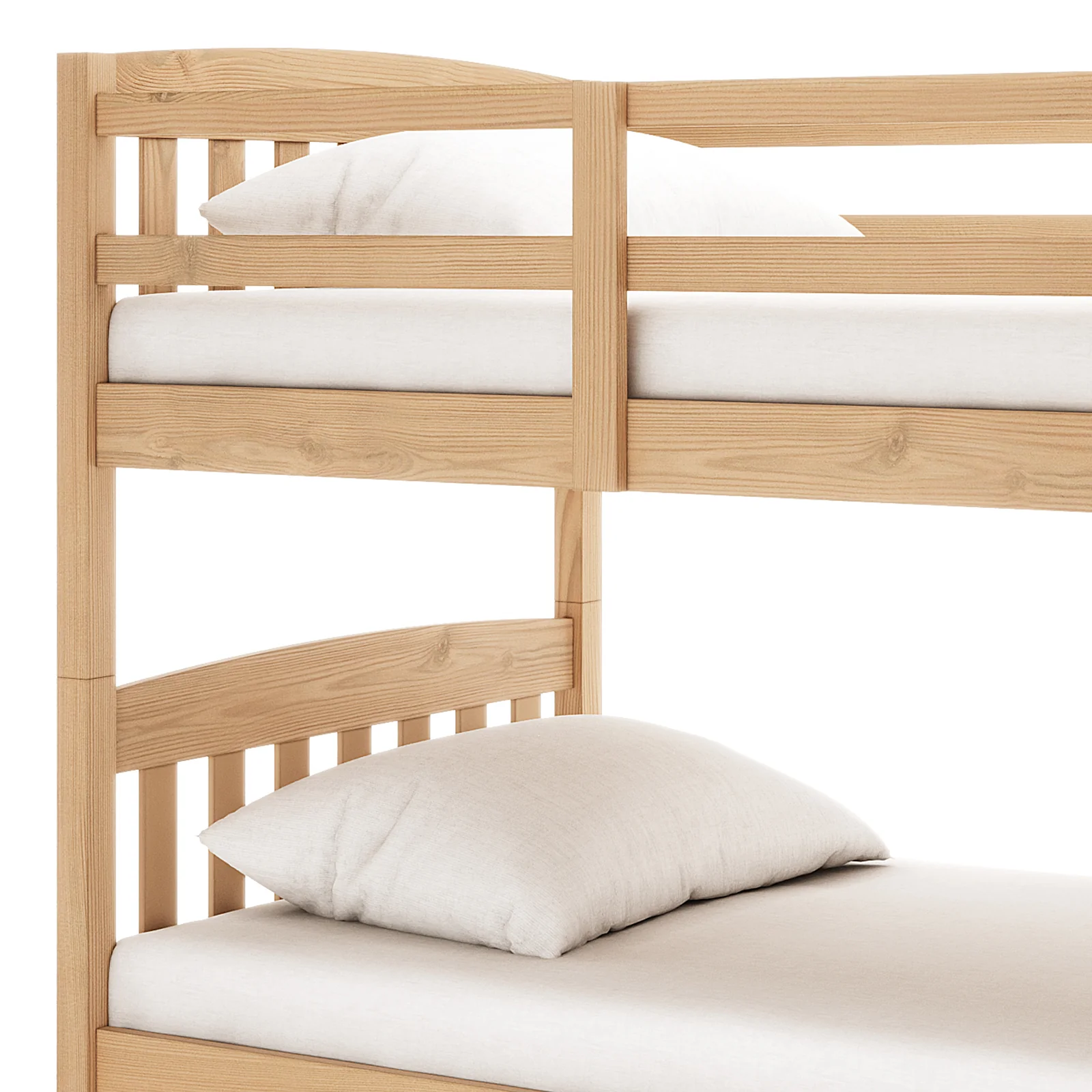 Dante 2-in-1 Solid Pine Twin Single Bunk Bed in Natural - Image 10