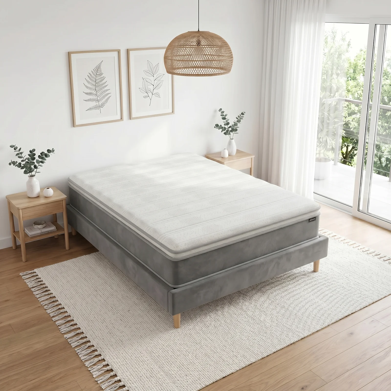 Delia King 28cm Euro Top Latex Mattress in Medium Firm - Image 2
