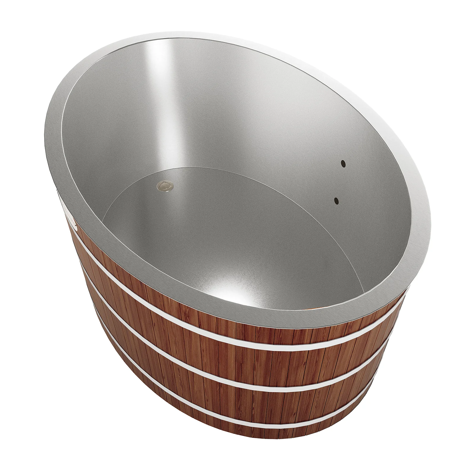 Denman 2 Person Outdoor Ice Bath with 1.5HP Chiller in Natural - Image 10