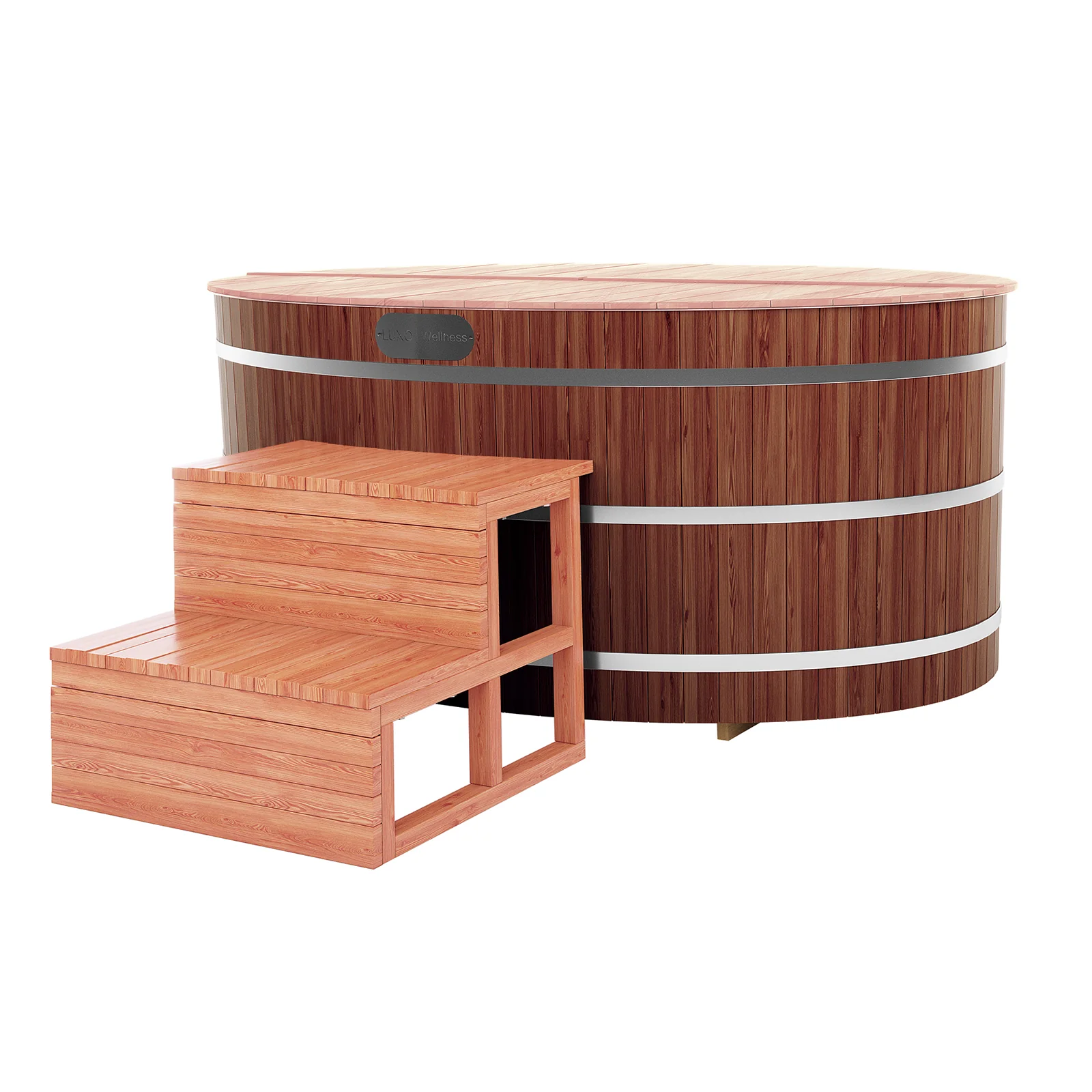 Denman 2 Person Outdoor Ice Bath with 1.5HP Chiller in Natural - Image 8