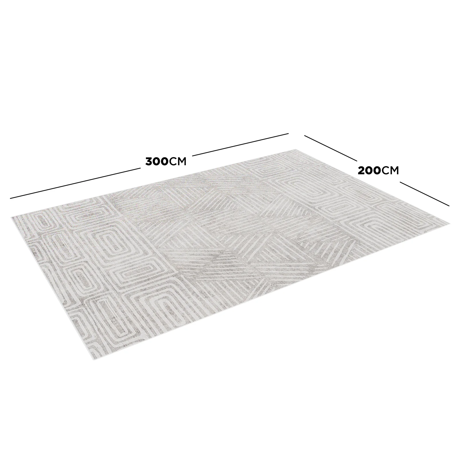 Duved 200x300cm Large Contemporary Indoor Floor Rug - Image 3