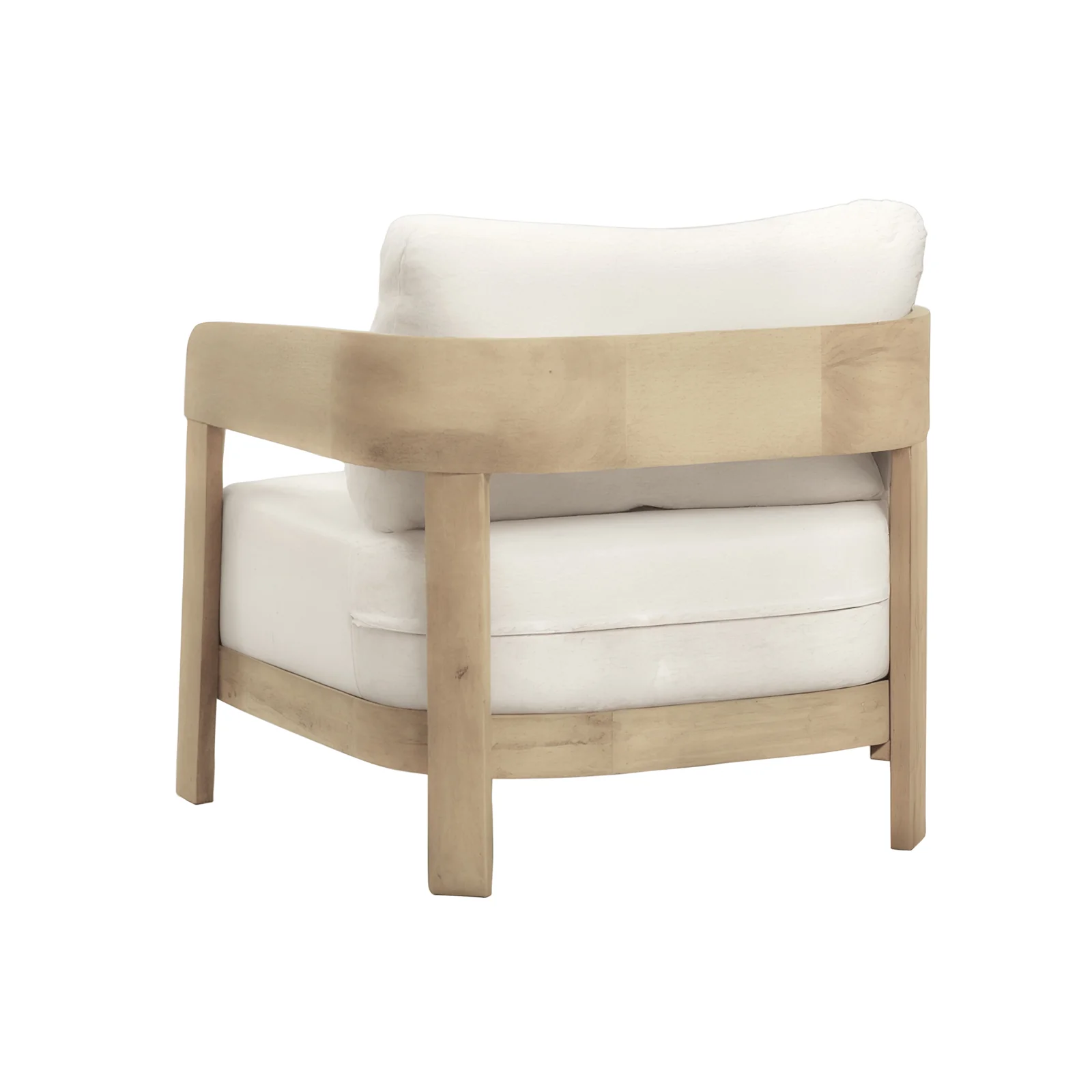 Elani 5 Seater Acacia Hardwood Outdoor Sofa Set in Cream - Image 13