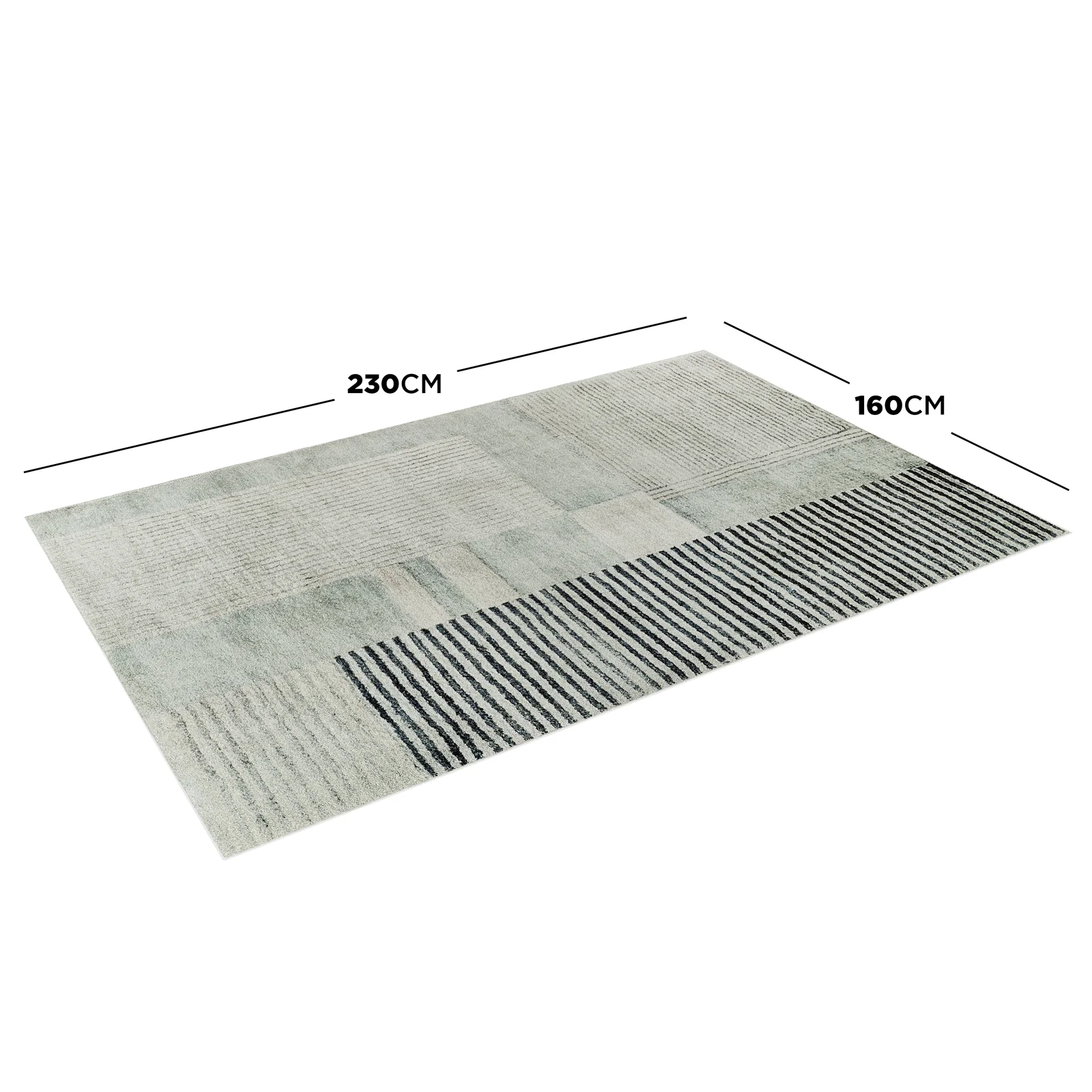 Elimas 160x230cm Soft Contemporary Printed Floor Rug - Image 7