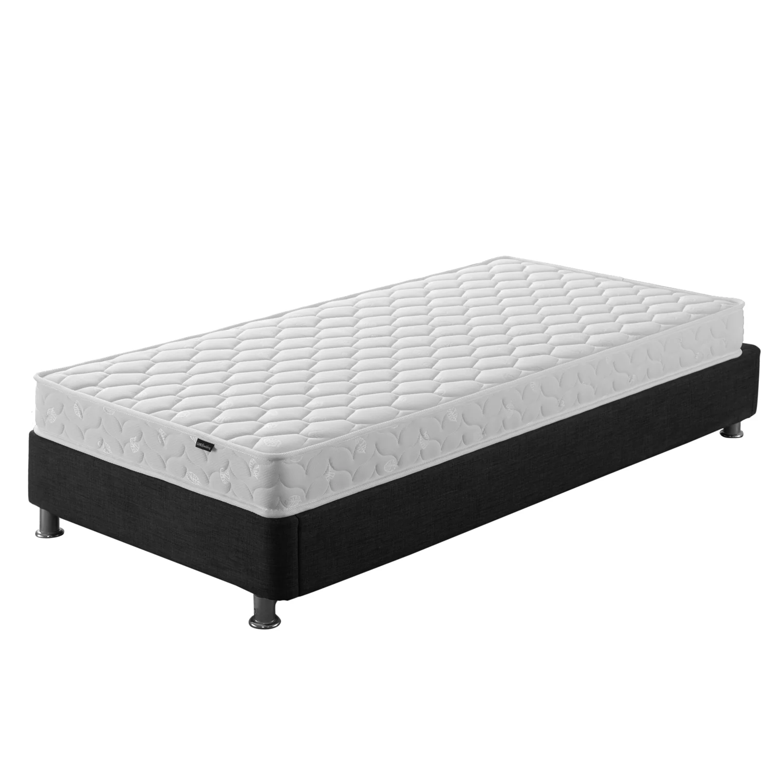 Elisha & Thermis Bunk Bed & Mattress Set in White & Natural - Image 17