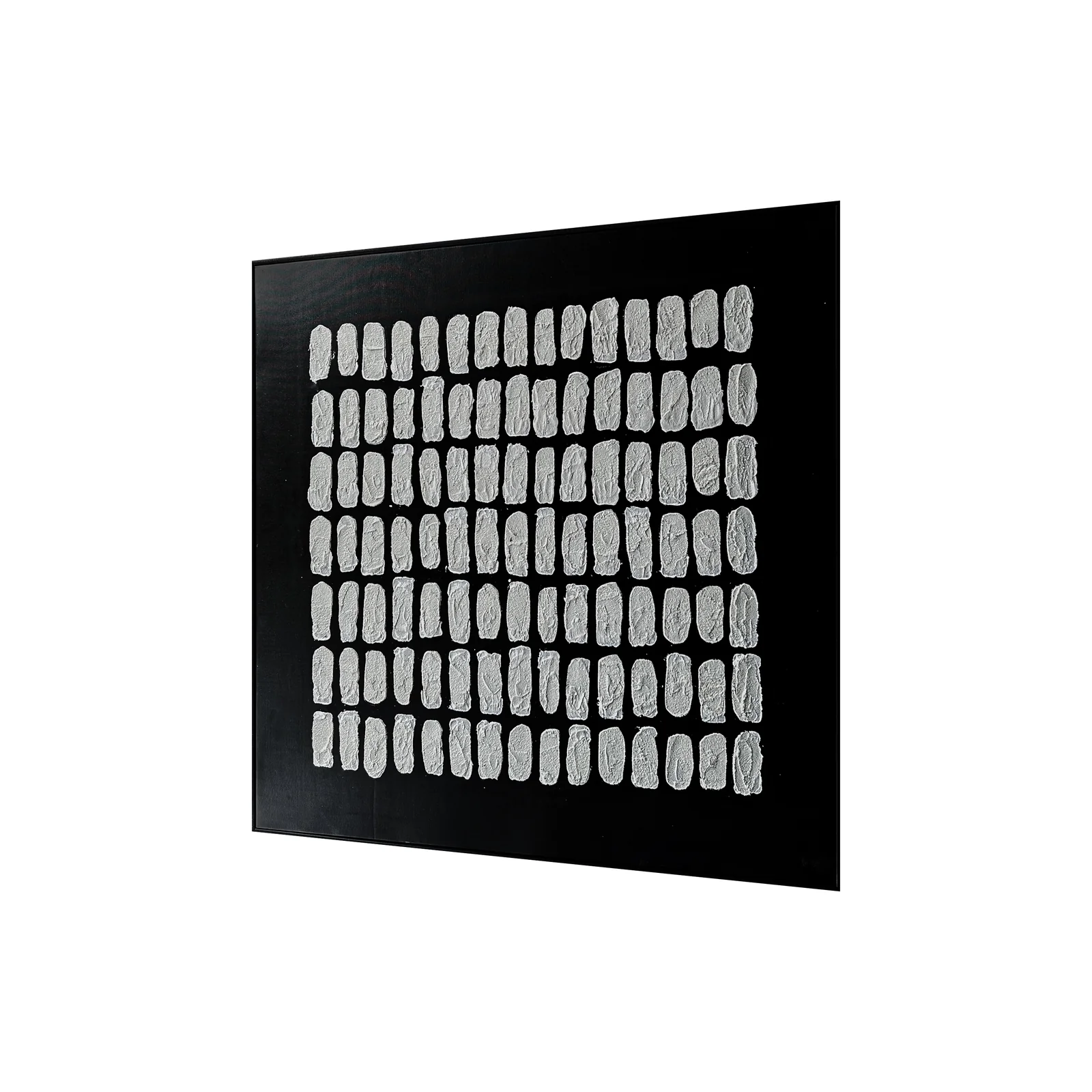 Elodie Framed Canvas 3D Wall Art 105 x 105cm in Black - Image 5