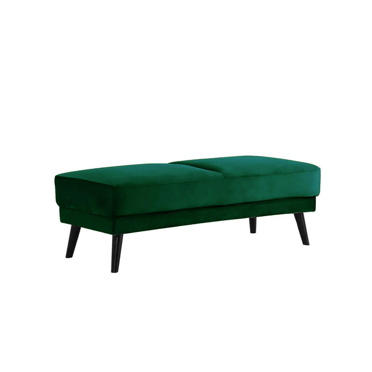 Esben 6-Seater Velvet Sofa Set with Ottoman in Forest Green - Image 11