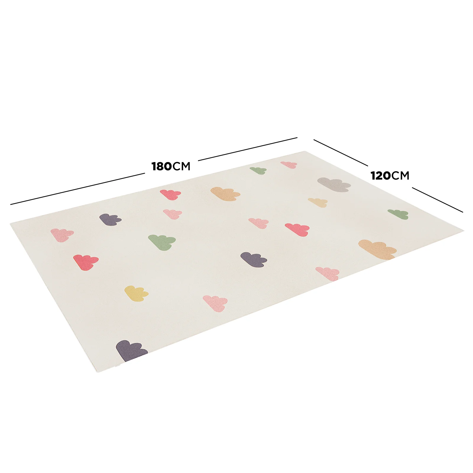 Evane 120x180cm Kids Cloud Modern Indoor Floor Rug - Image 3