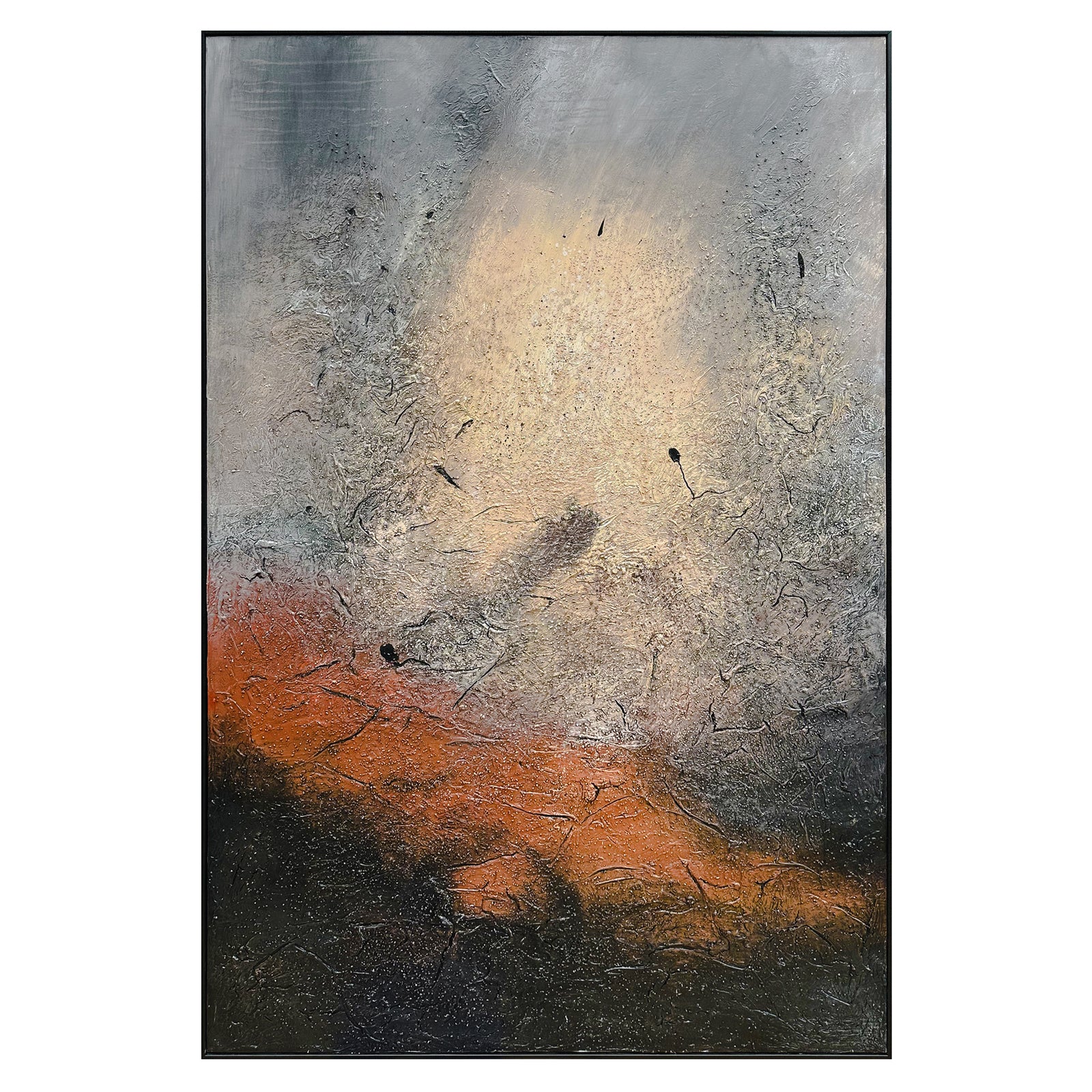 Faye 120x180cm Framed Textured Canvas 3D Wall Art