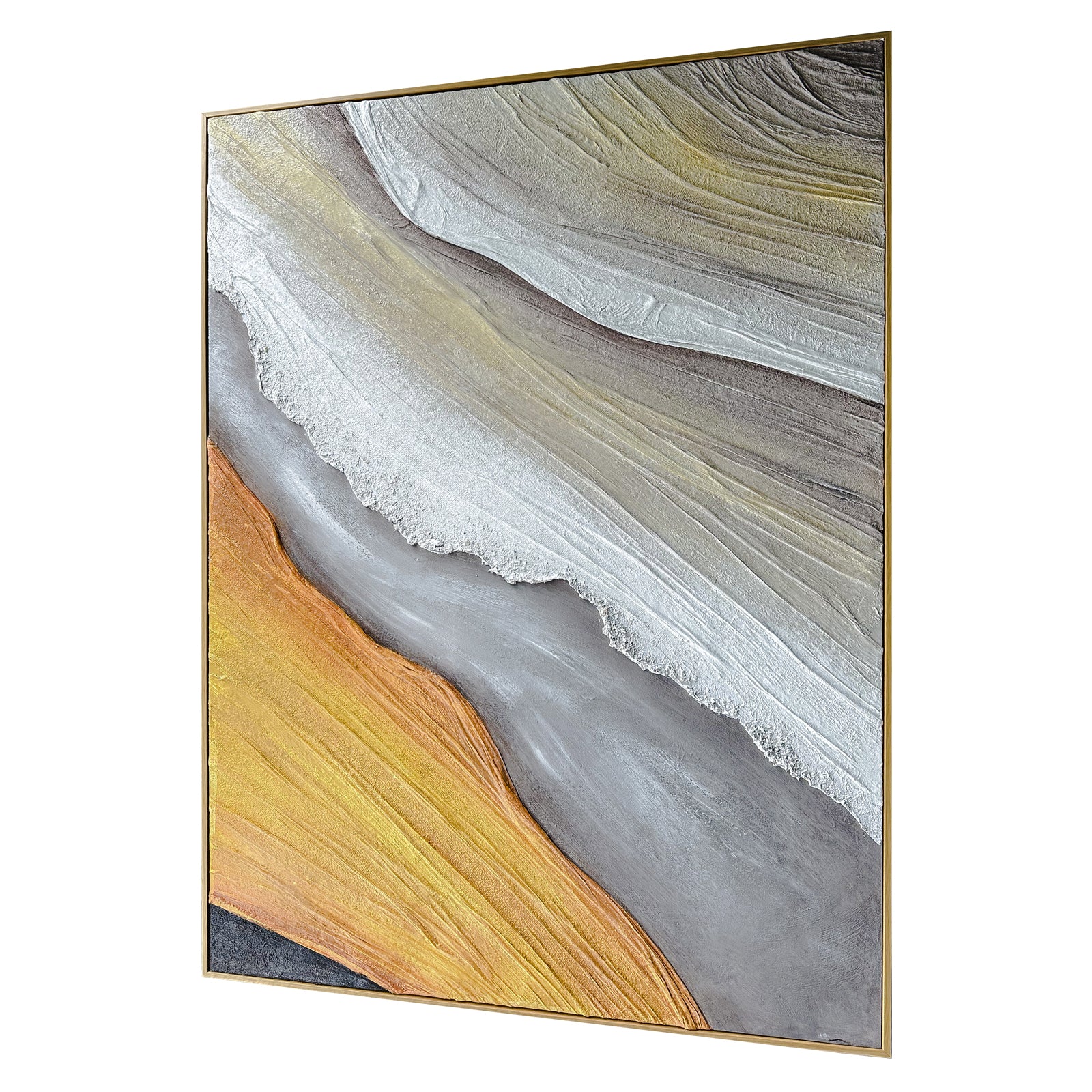 Flora 120x180cm Framed Textured Canvas 3D Wall Art - Image 6