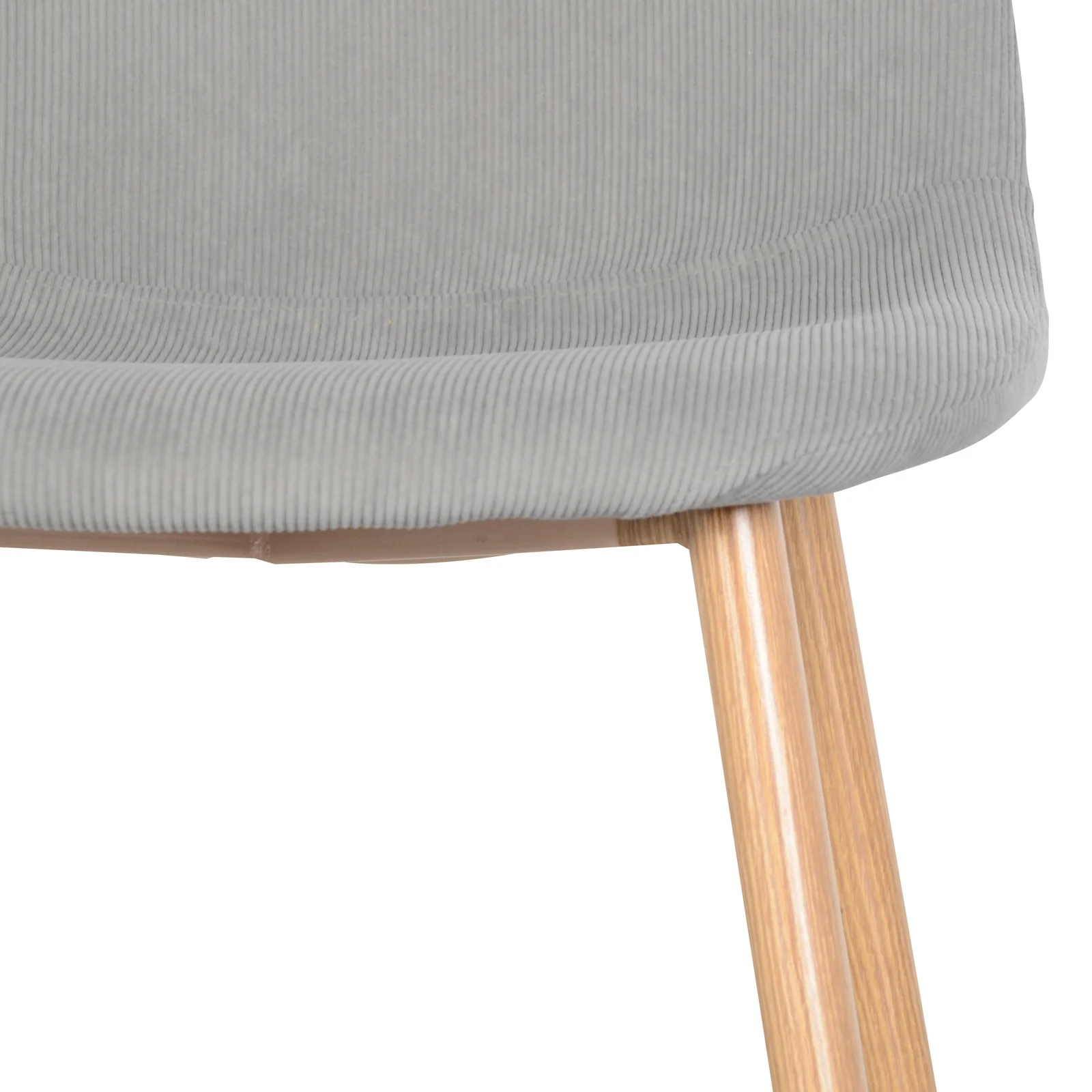 Florida Fabric Dining Chairs Set of 4 in Grey - Image 8