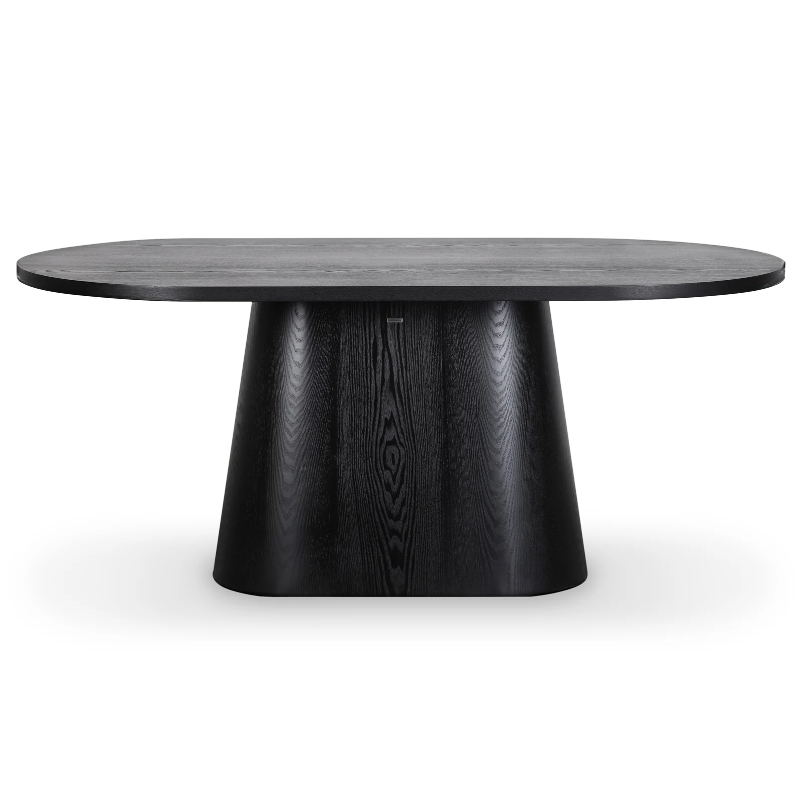 Gigi 180cm Oval Wooden Dining Table in Black