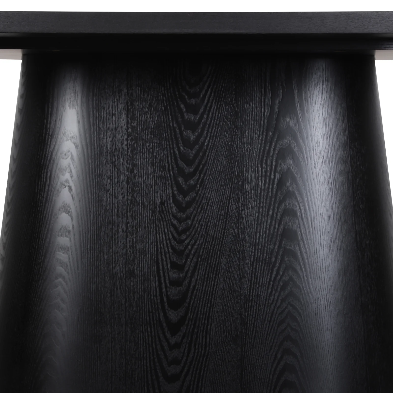 Gigi 180cm Oval Wooden Dining Table in Black - Image 6