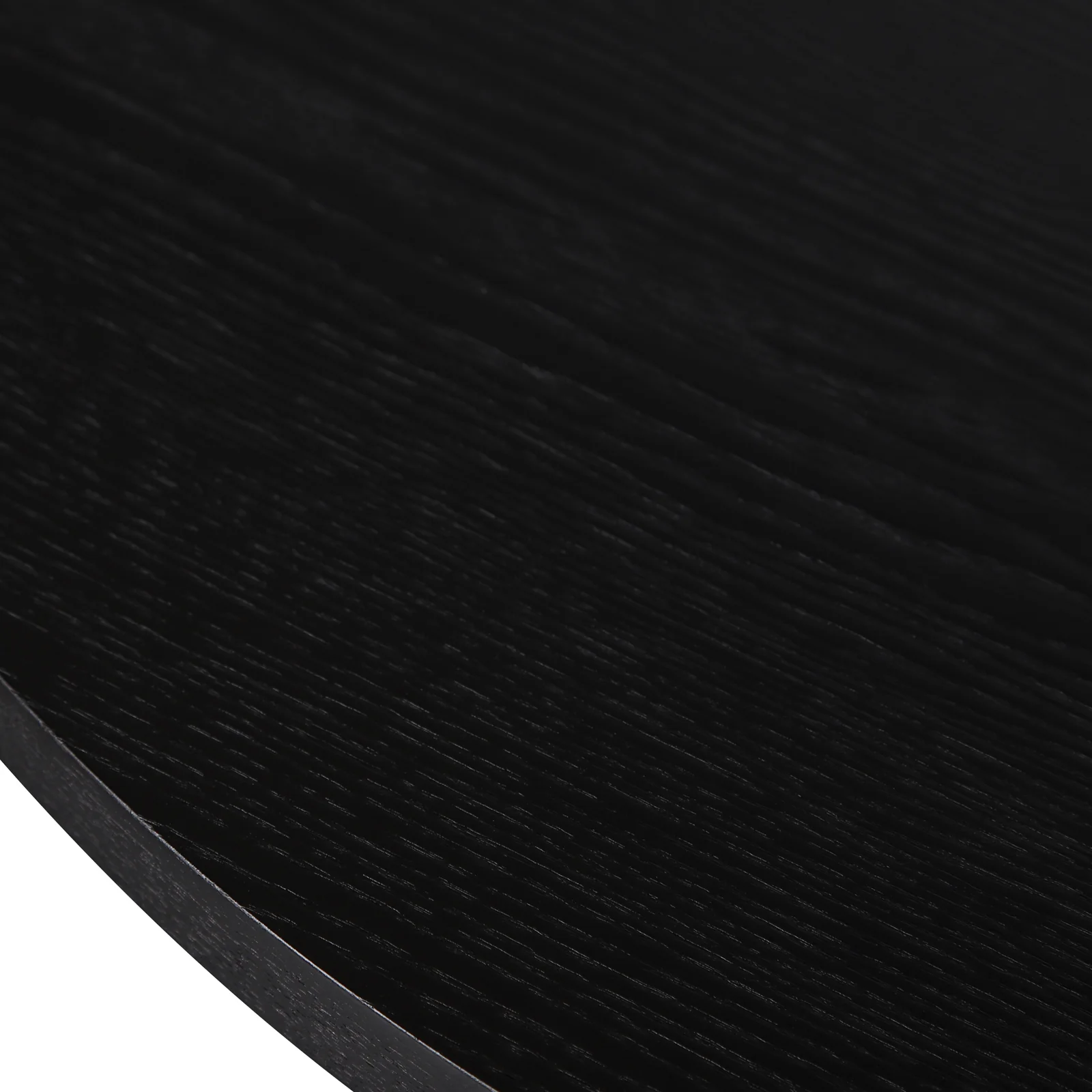 Gigi 180cm Oval Wooden Dining Table in Black - Image 7