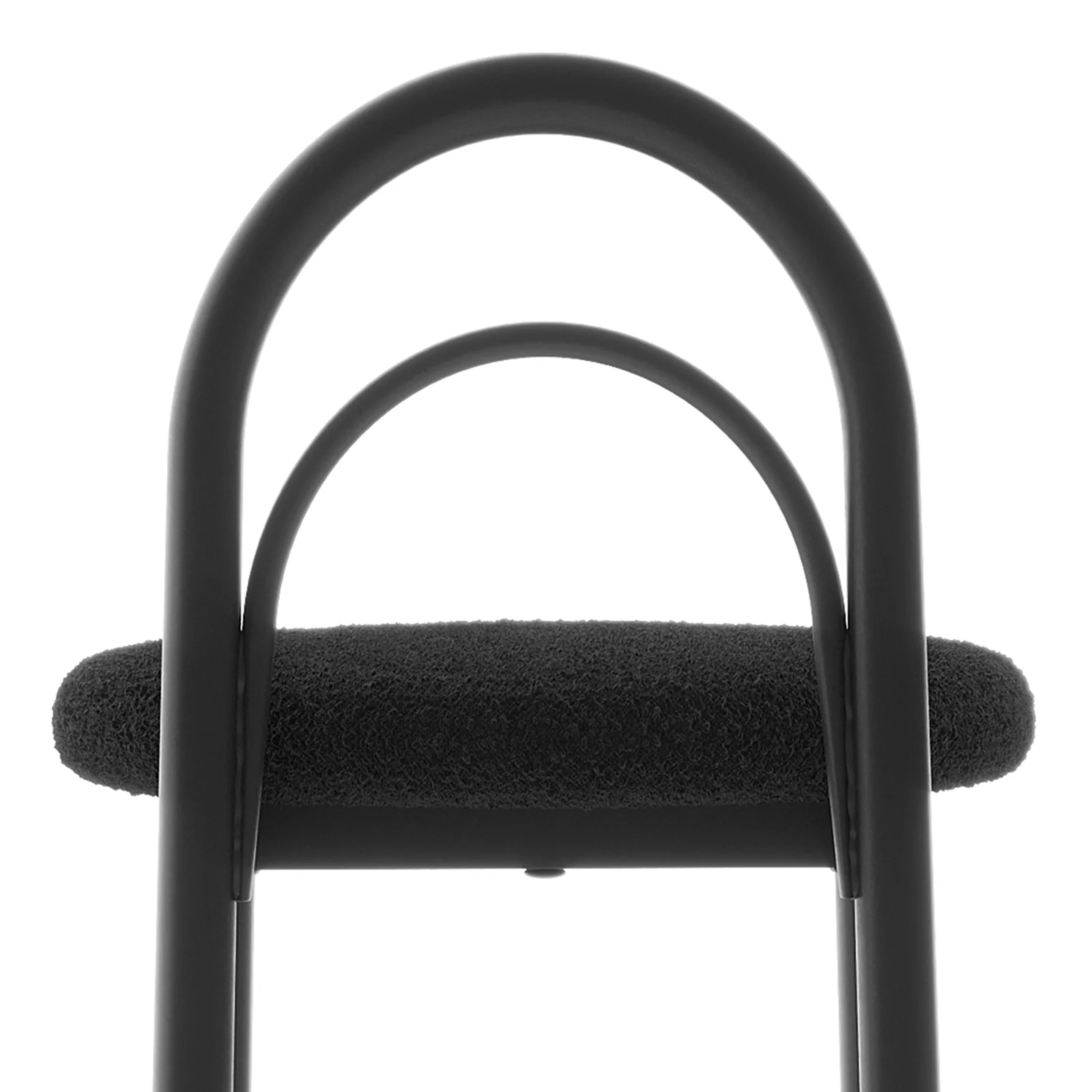 Gilles Boucle Arched Bar Stools Set of 2 in Black - Image 8