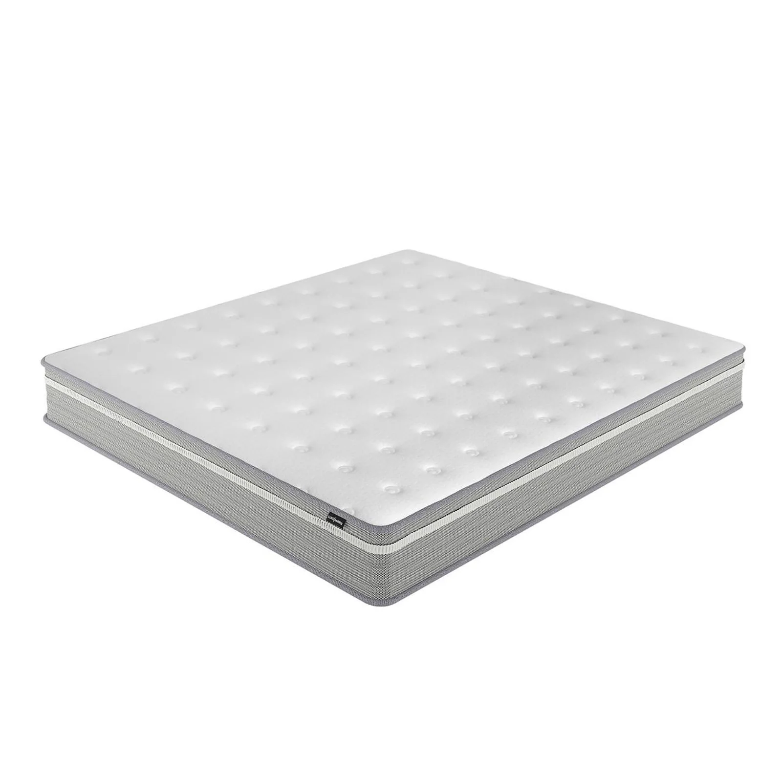 Ginnie & Oriona King Bed Frame & Mattress Set in Cream White - Image 10
