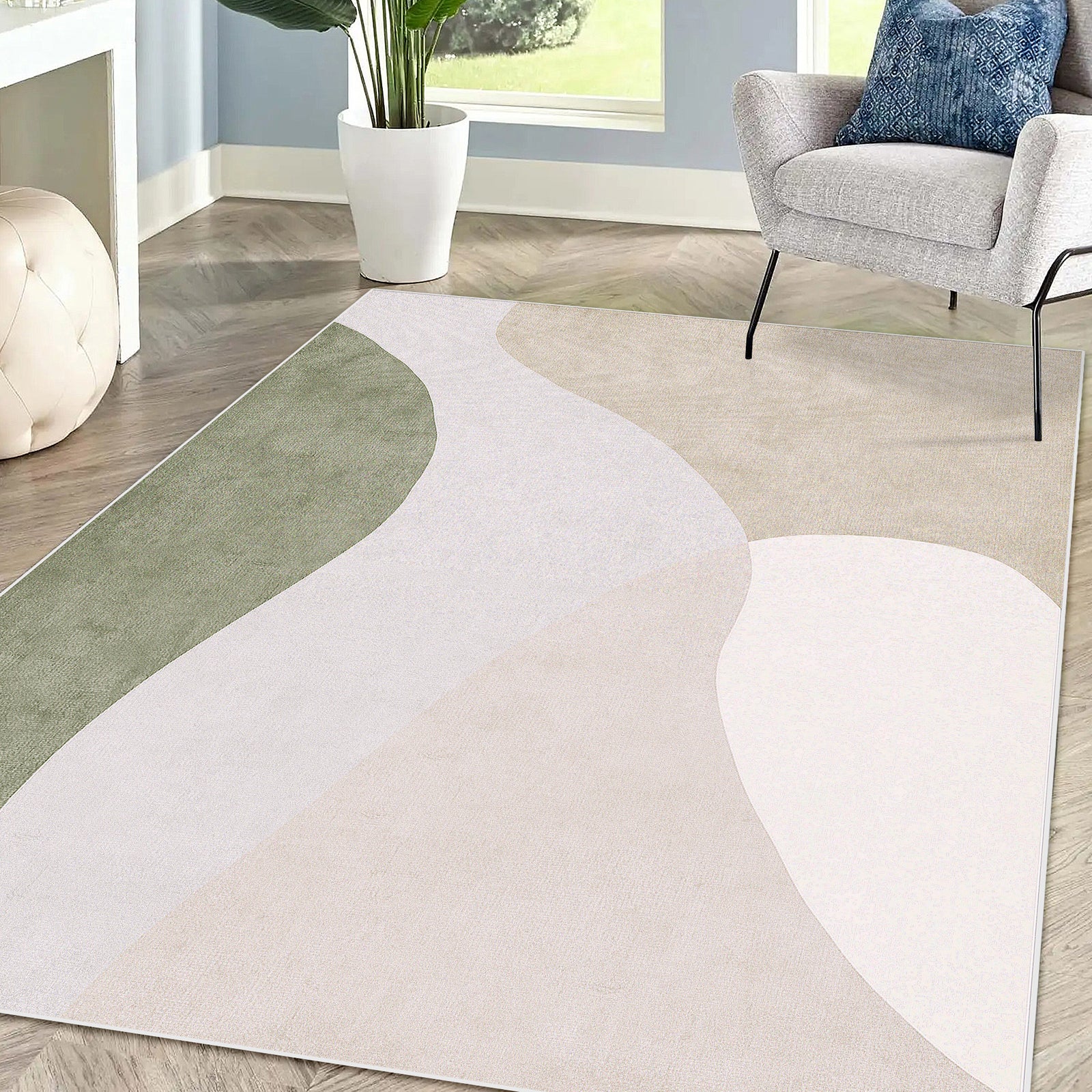 Gonas 200x300cm Large Abstract Indoor Floor Rug - Image 2