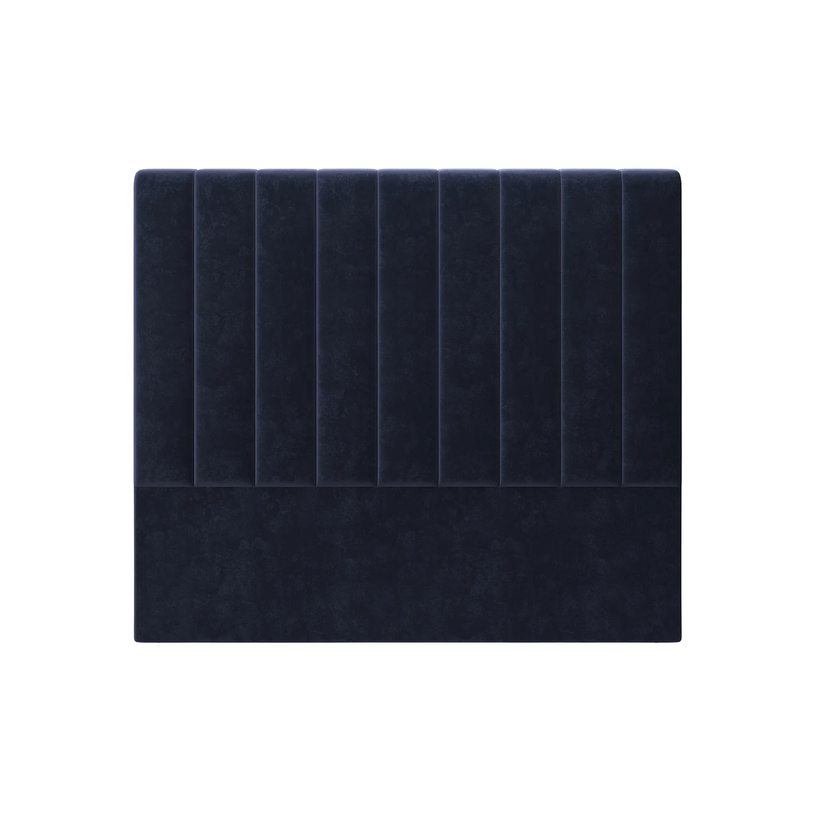 Gratiana Queen Velvet Fabric Headboard in Navy