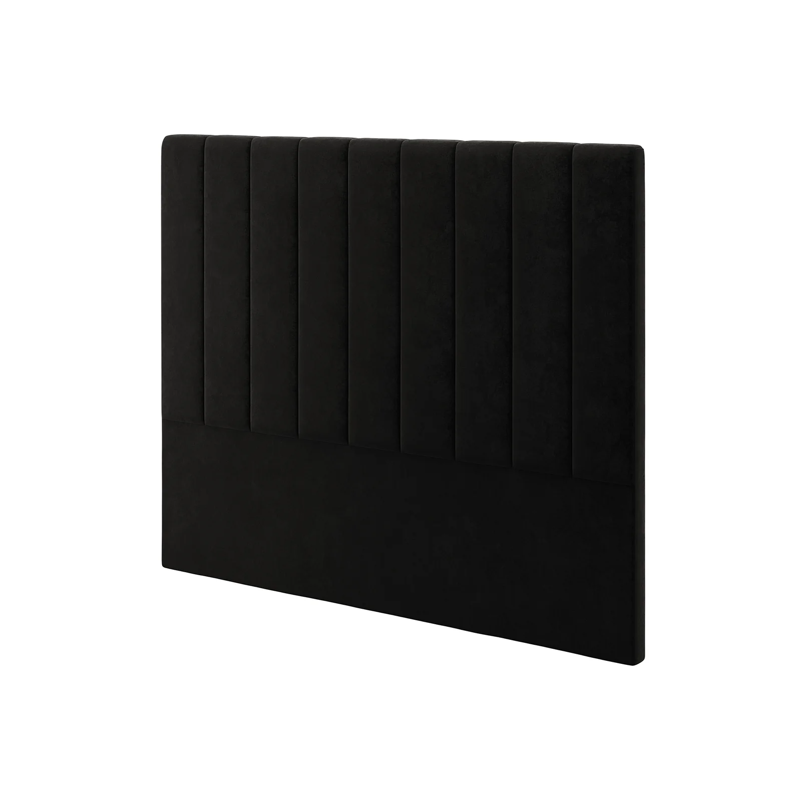 Gratiana Queen Velvet Fabric Headboard in Ink - Image 4