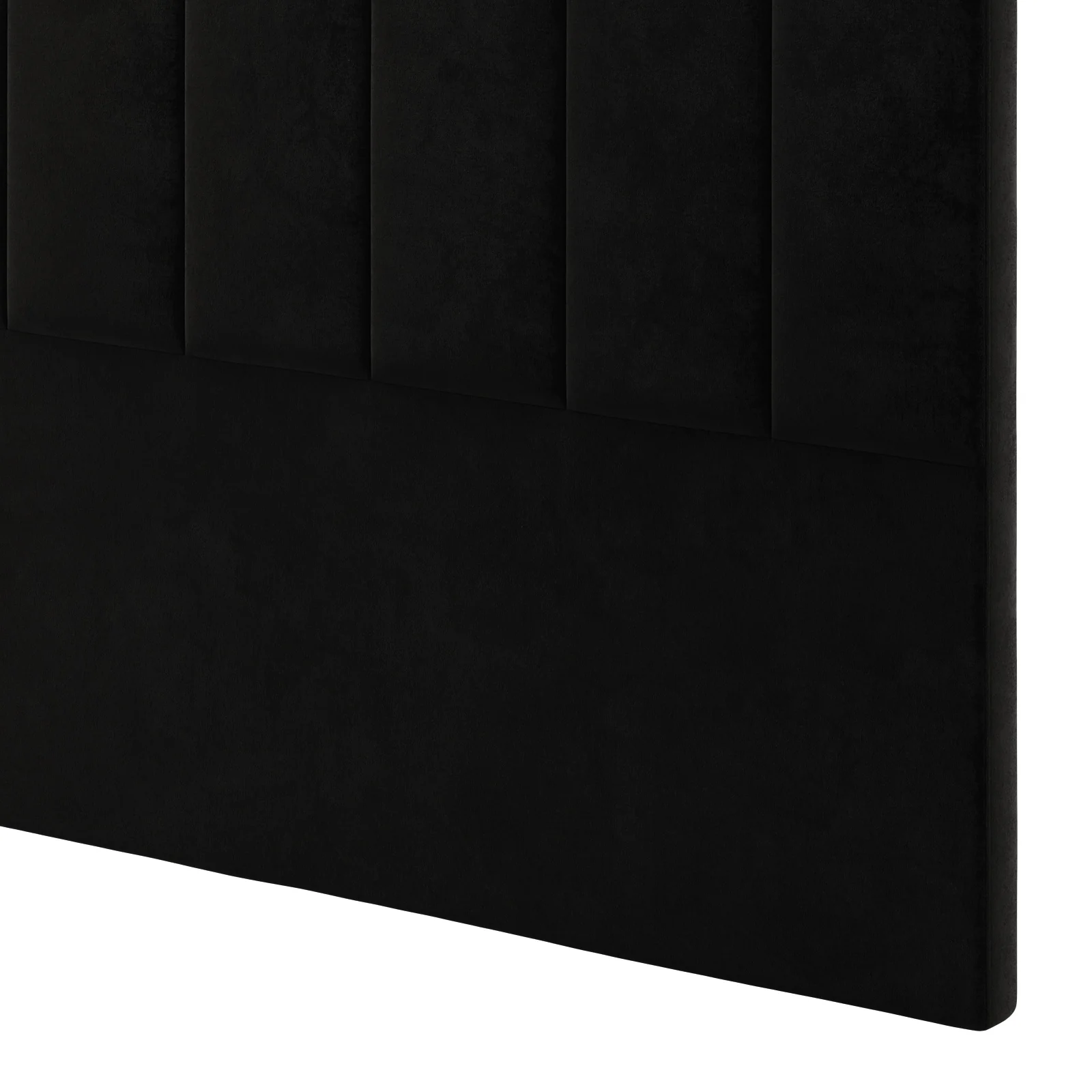 Gratiana Queen Velvet Fabric Headboard in Ink - Image 6