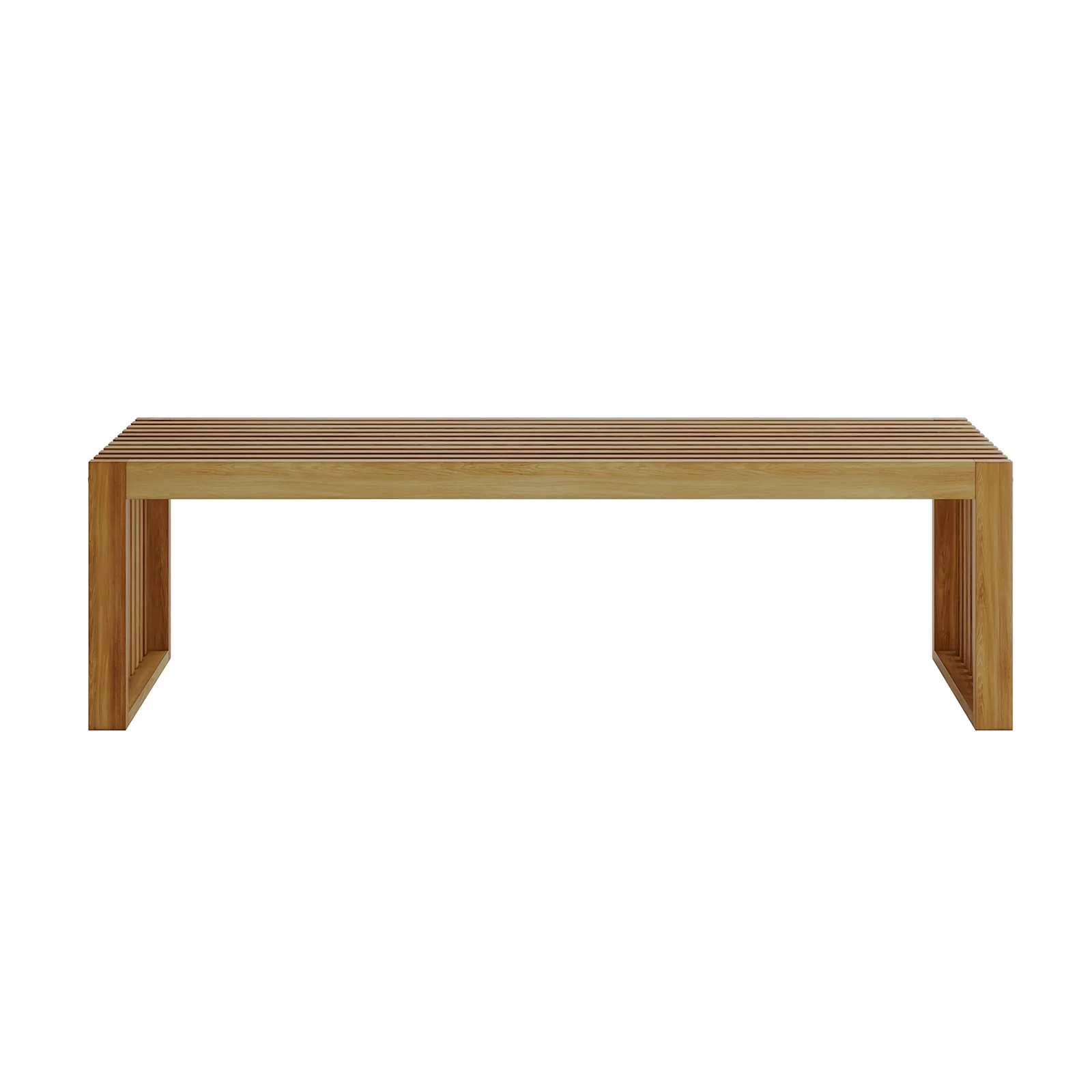 Grenfela 6 Seater Acacia Outdoor Dining Bench Set in Natural - Image 8