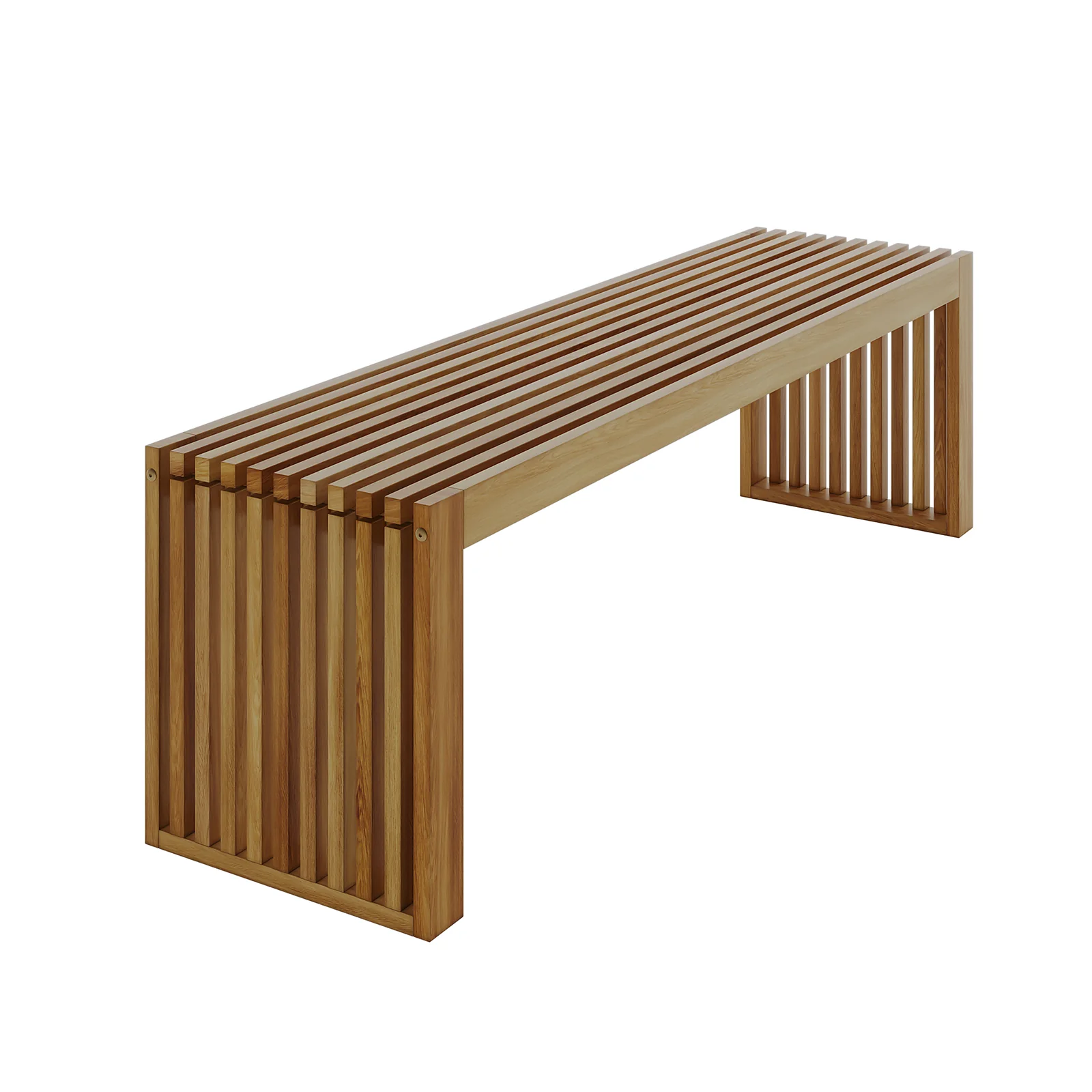 Grenfela 6 Seater Acacia Outdoor Dining Bench Set in Natural - Image 9
