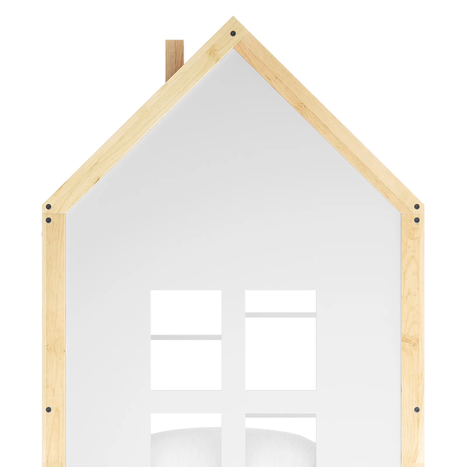 Halden Kids Cubby Bed Storage & Trundle in White & Natural - Image 9