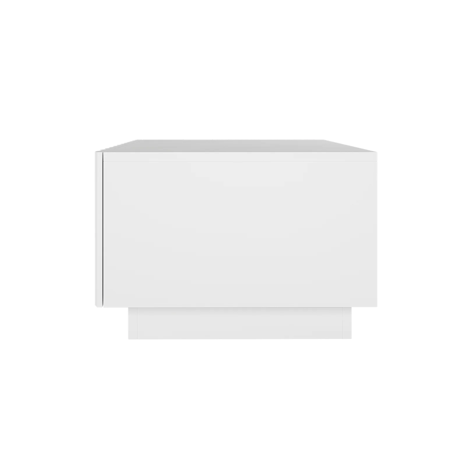 Hamish 120cm Fluted Coffee Table with Storage in White - Image 11