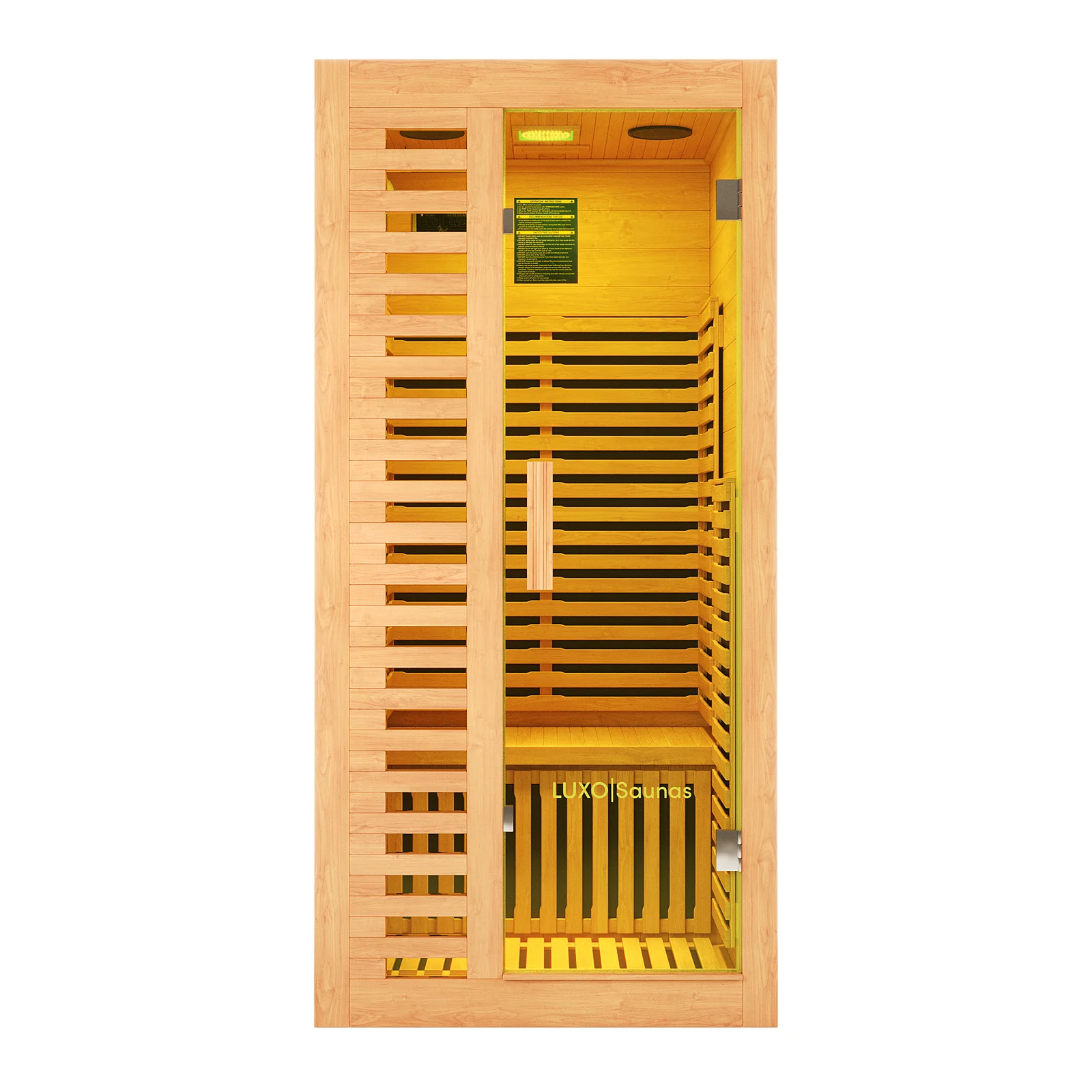 Harlow 1 Person Carbon Fibre Infrared Personal Indoor Sauna