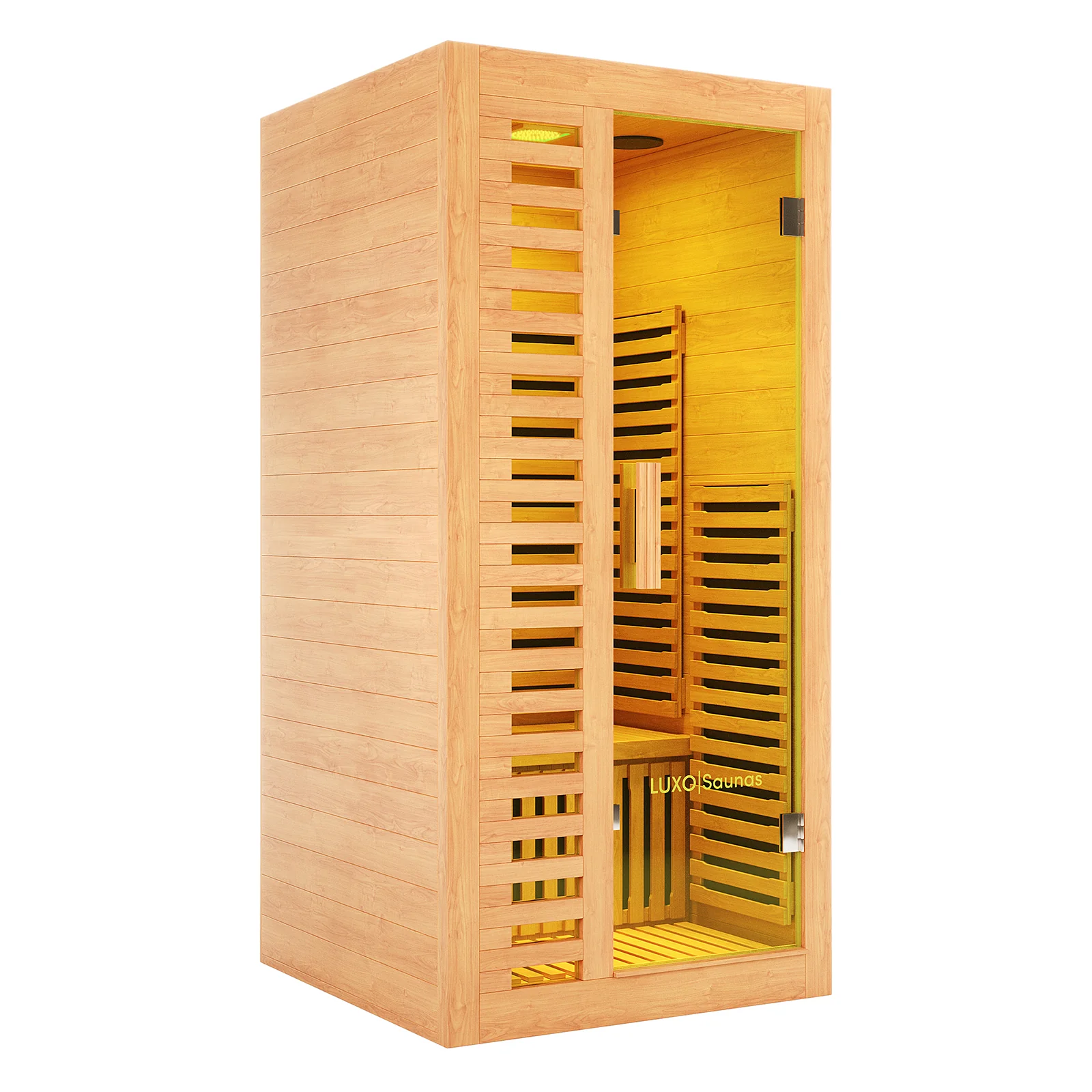 Harlow 1 Person Carbon Fibre Infrared Personal Indoor Sauna - Image 5