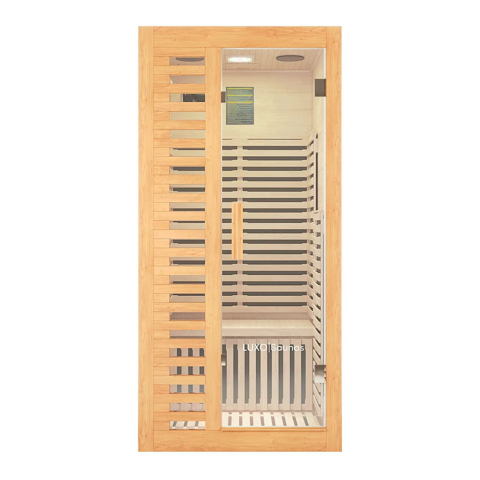 Harlow 1 Person Carbon Fibre Infrared Personal Indoor Sauna - Image 6