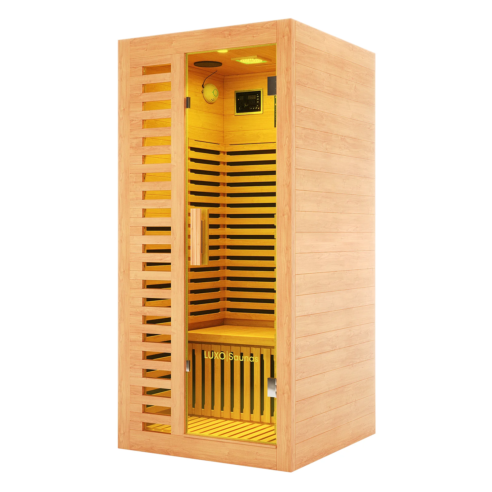 Harlow 1 Person Carbon Fibre Infrared Personal Indoor Sauna - Image 7