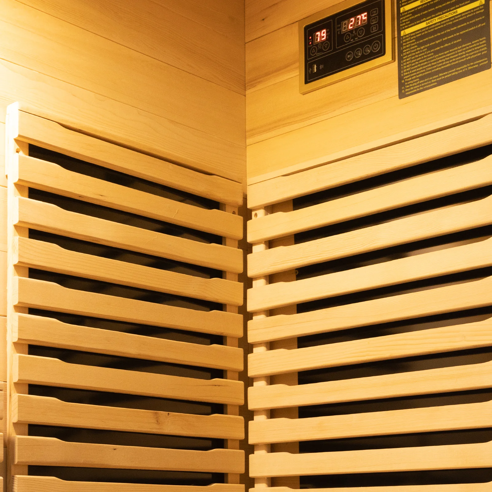 Harlow 1 Person Carbon Fibre Infrared Personal Indoor Sauna - Image 9