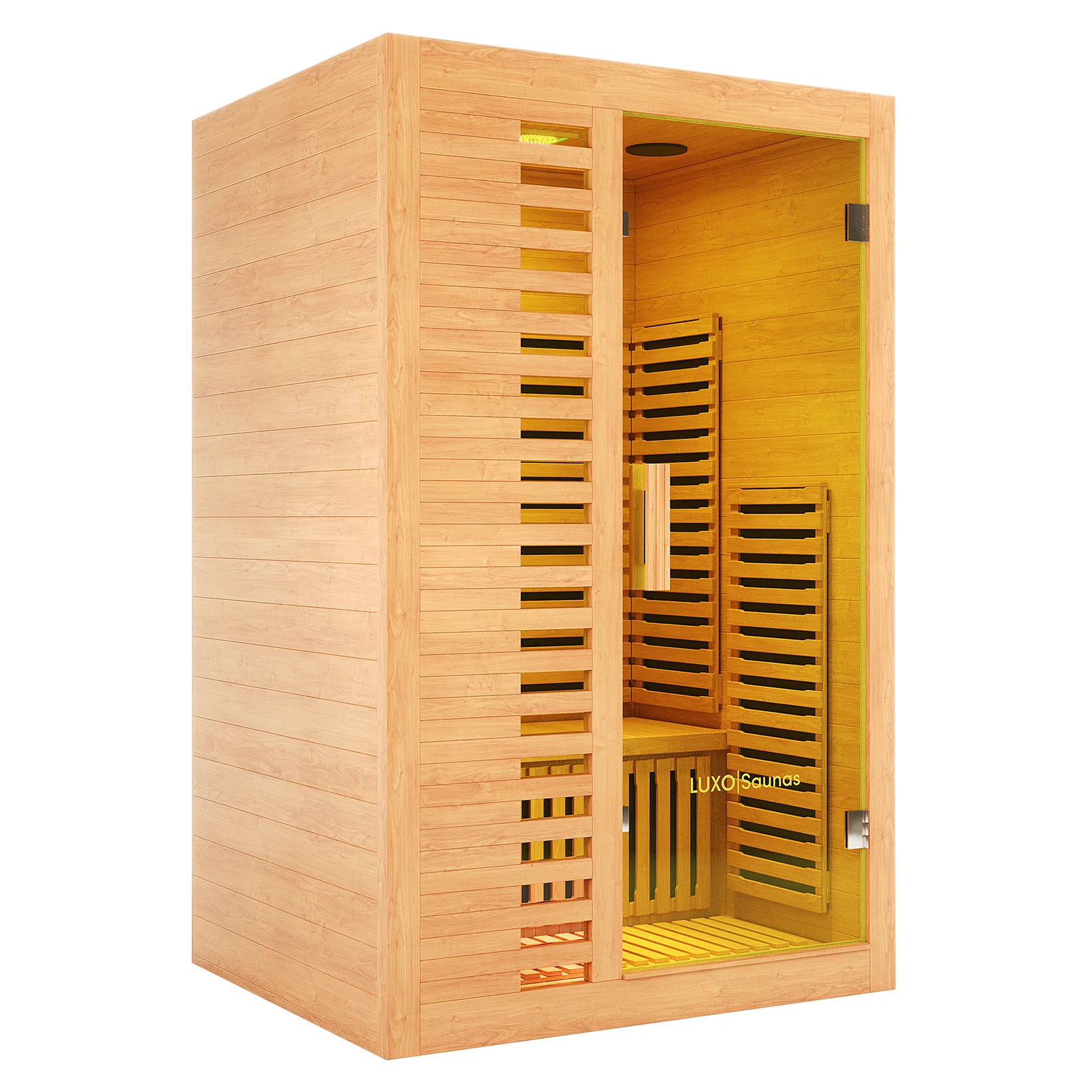 Harlow 2 Person Carbon Fibre Infrared Personal Indoor Sauna - Image 5