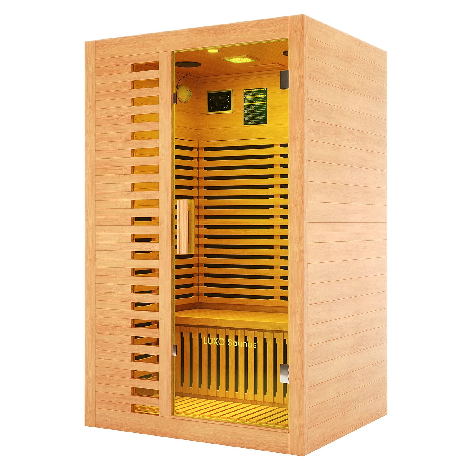 Harlow 2 Person Carbon Fibre Infrared Personal Indoor Sauna - Image 7