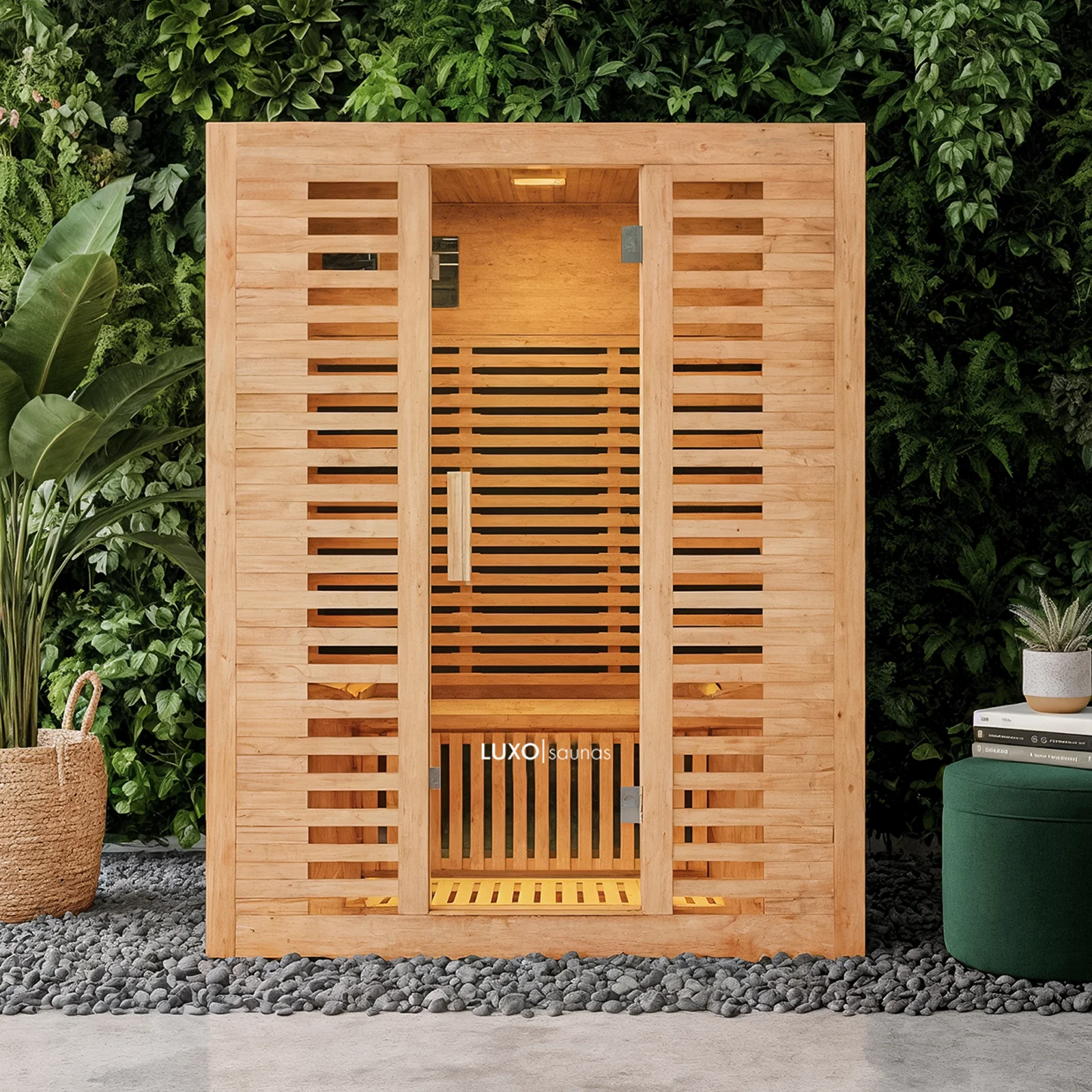 Harlow 3 Person Carbon Fibre Infrared Personal Indoor Sauna - Image 2