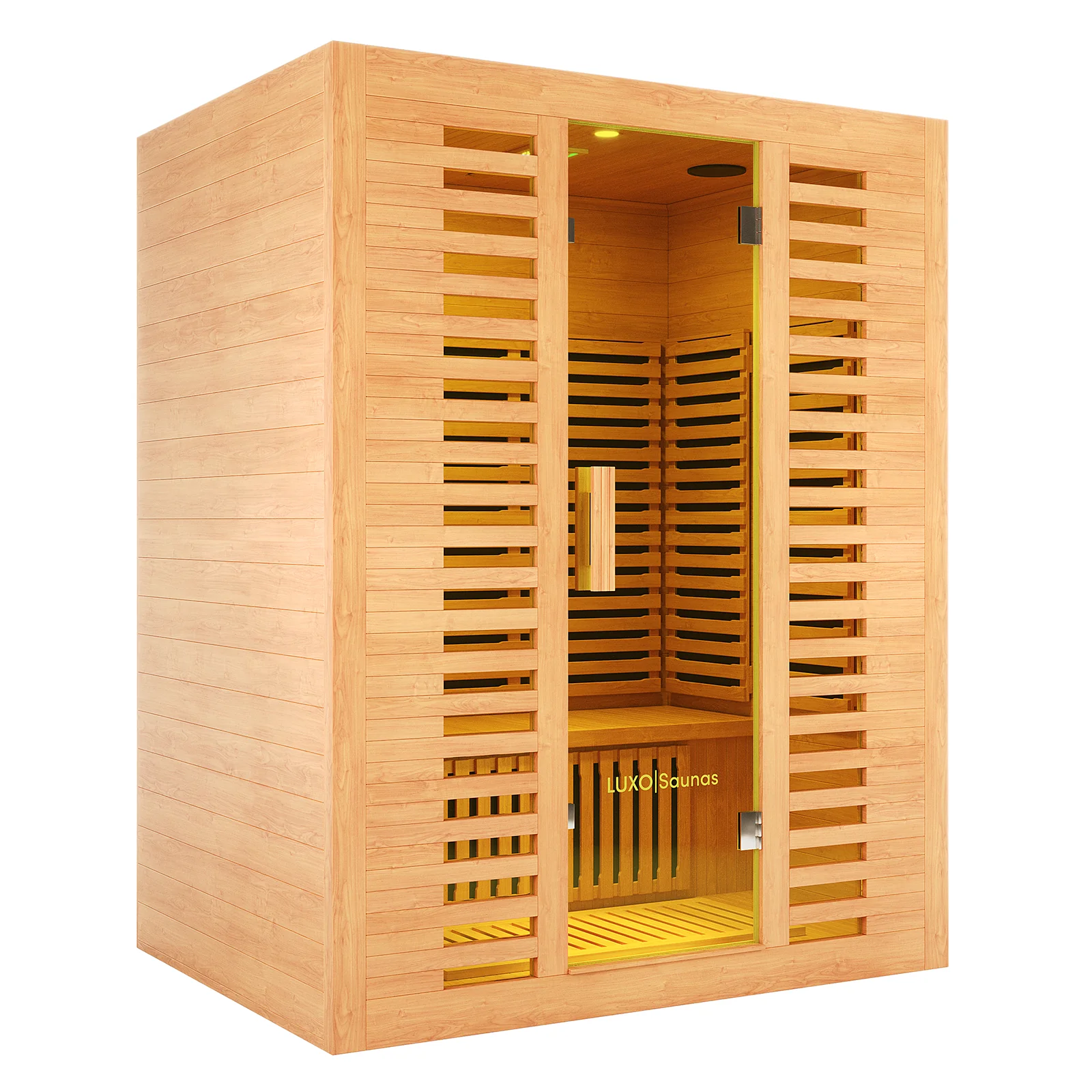 Harlow 3 Person Carbon Fibre Infrared Personal Indoor Sauna - Image 5