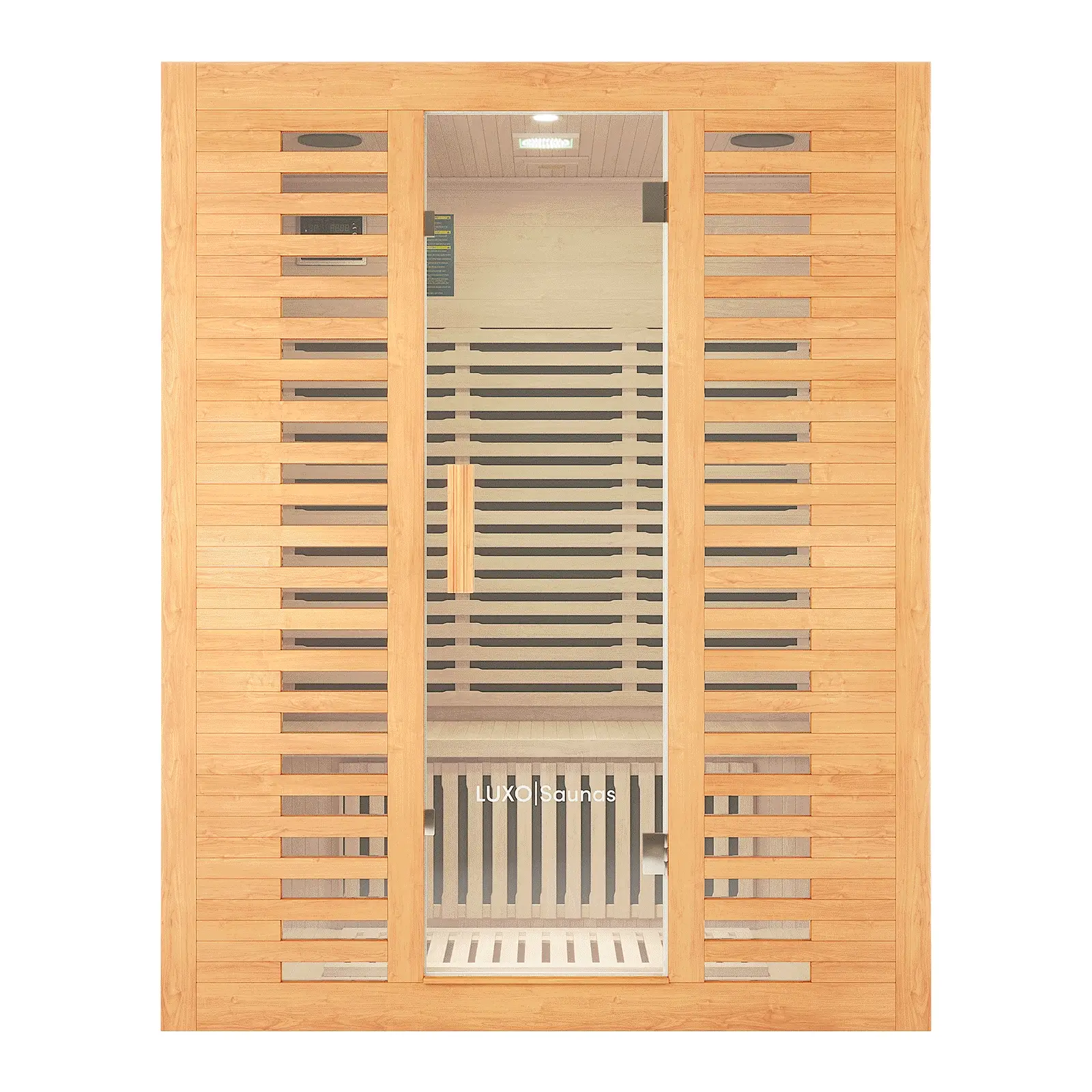 Harlow 3 Person Carbon Fibre Infrared Personal Indoor Sauna - Image 6