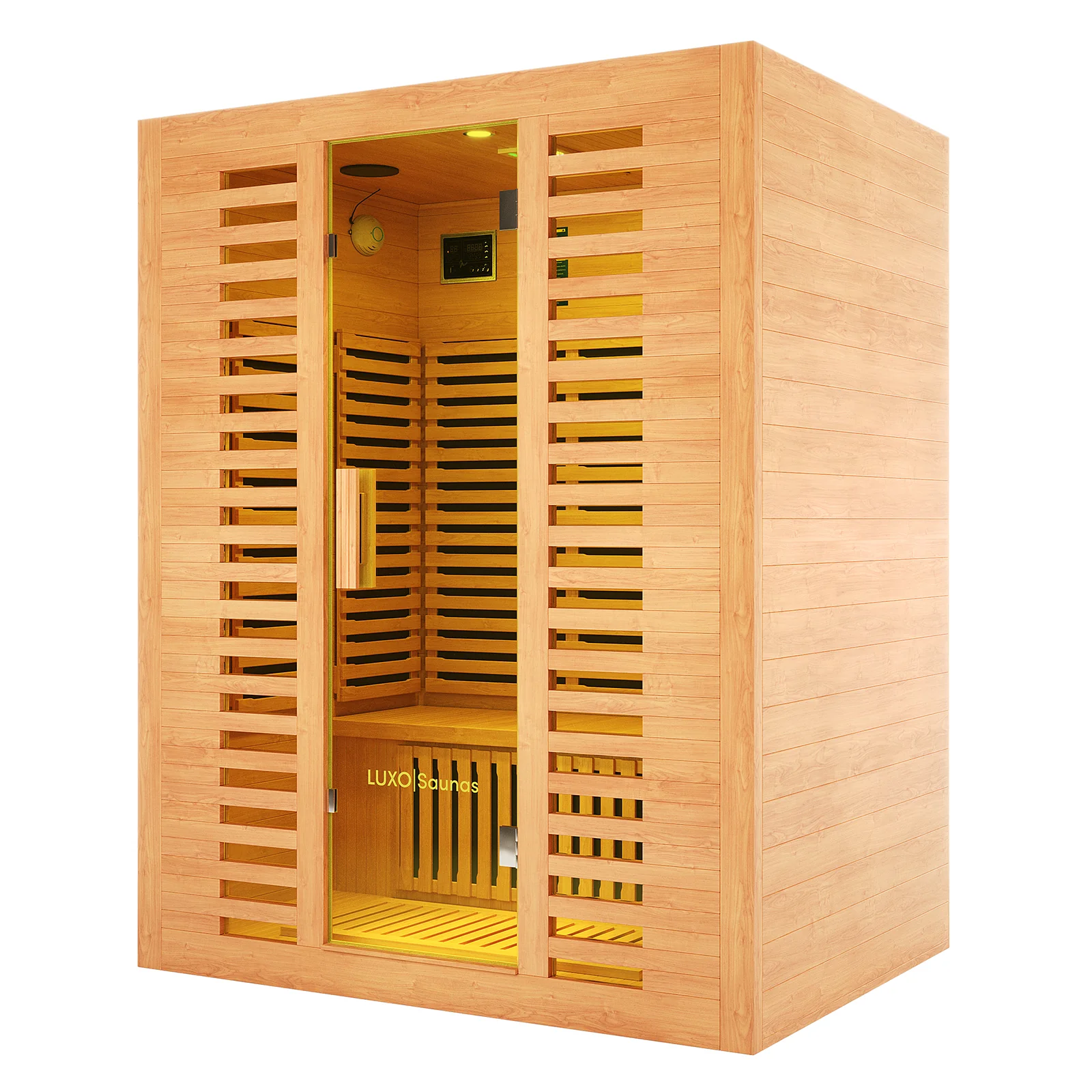 Harlow 3 Person Carbon Fibre Infrared Personal Indoor Sauna - Image 7