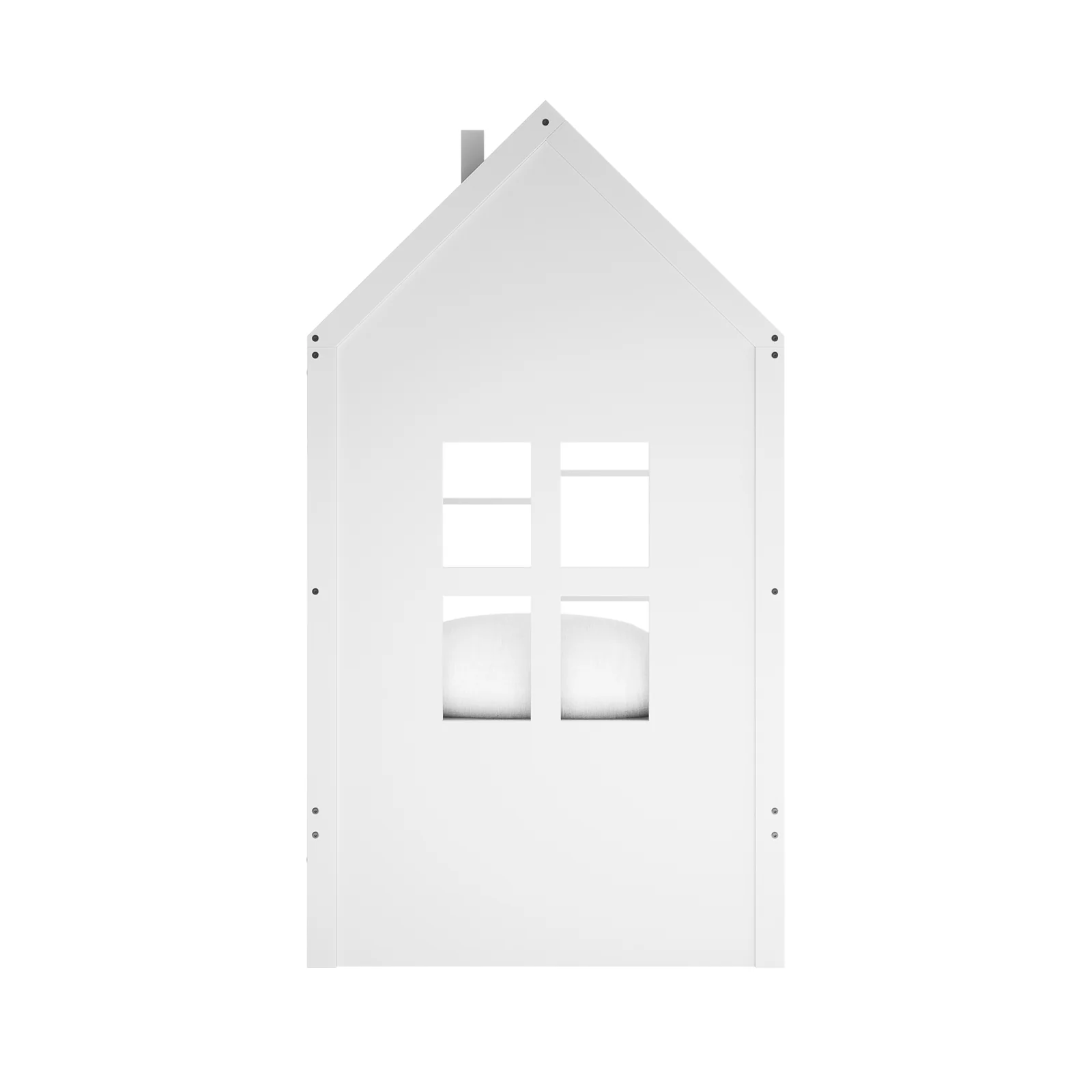Haron Single Cubby House Bed Storage in White - Image 7