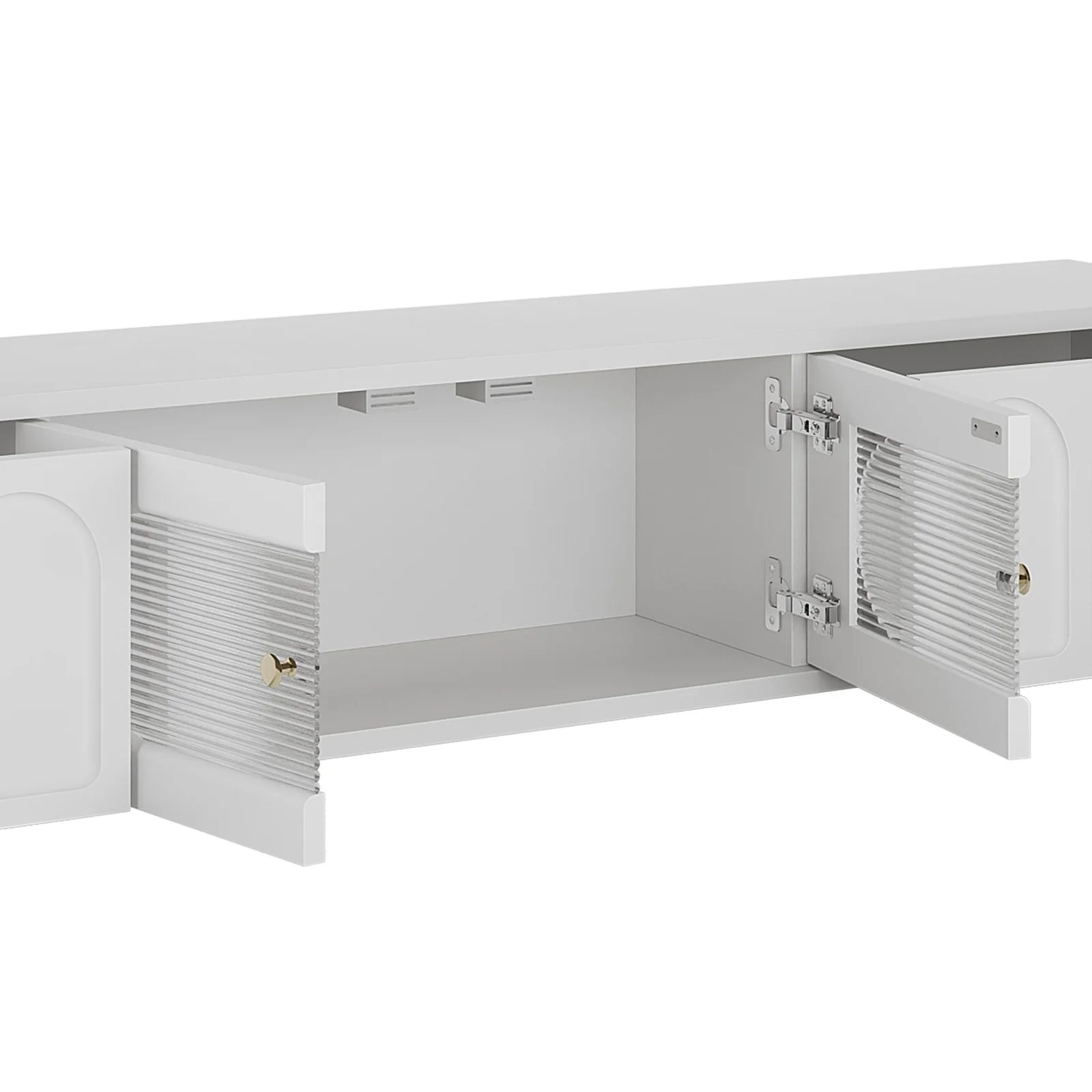 Hava 180cm Arched Entertainment Unit in White - Image 10