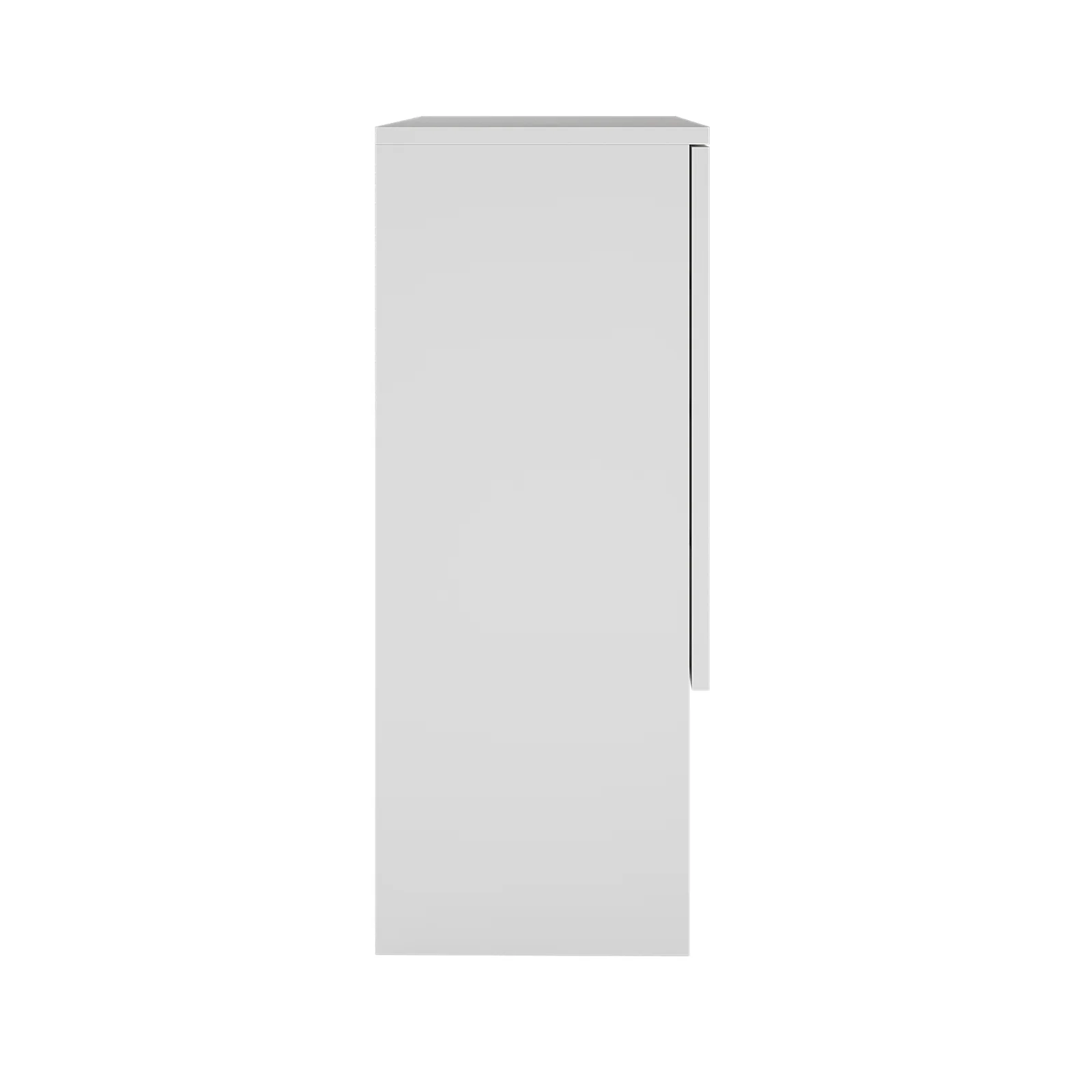 Hava 80cm 2 Door Shoe Cabinet with Arch Detail in White - Image 8