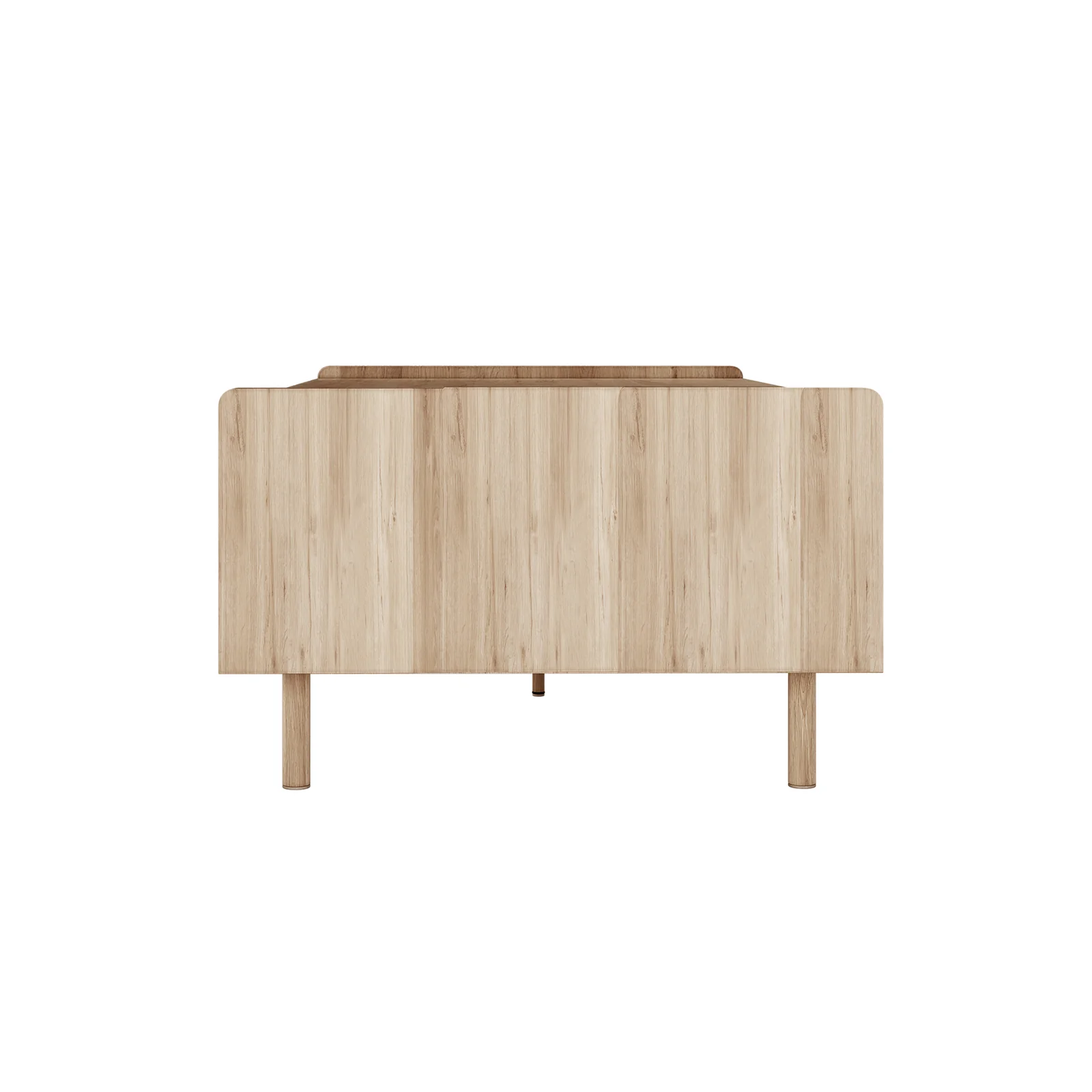 Hayden 130cm Fluted Coffee Table with Storage in Natural - Image 7