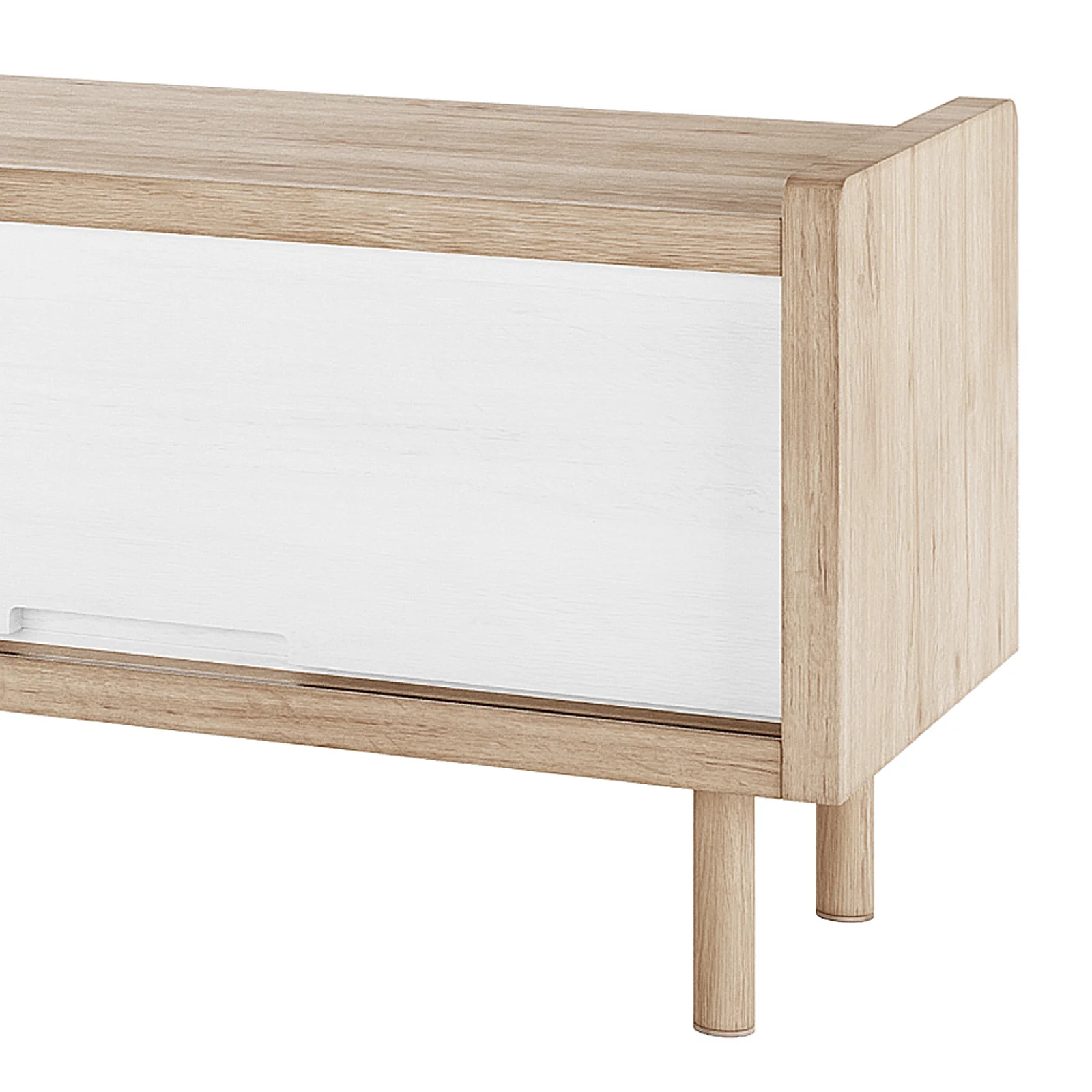 Hayden 200cm Fluted TV Entertainment Unit in Natural - Image 10