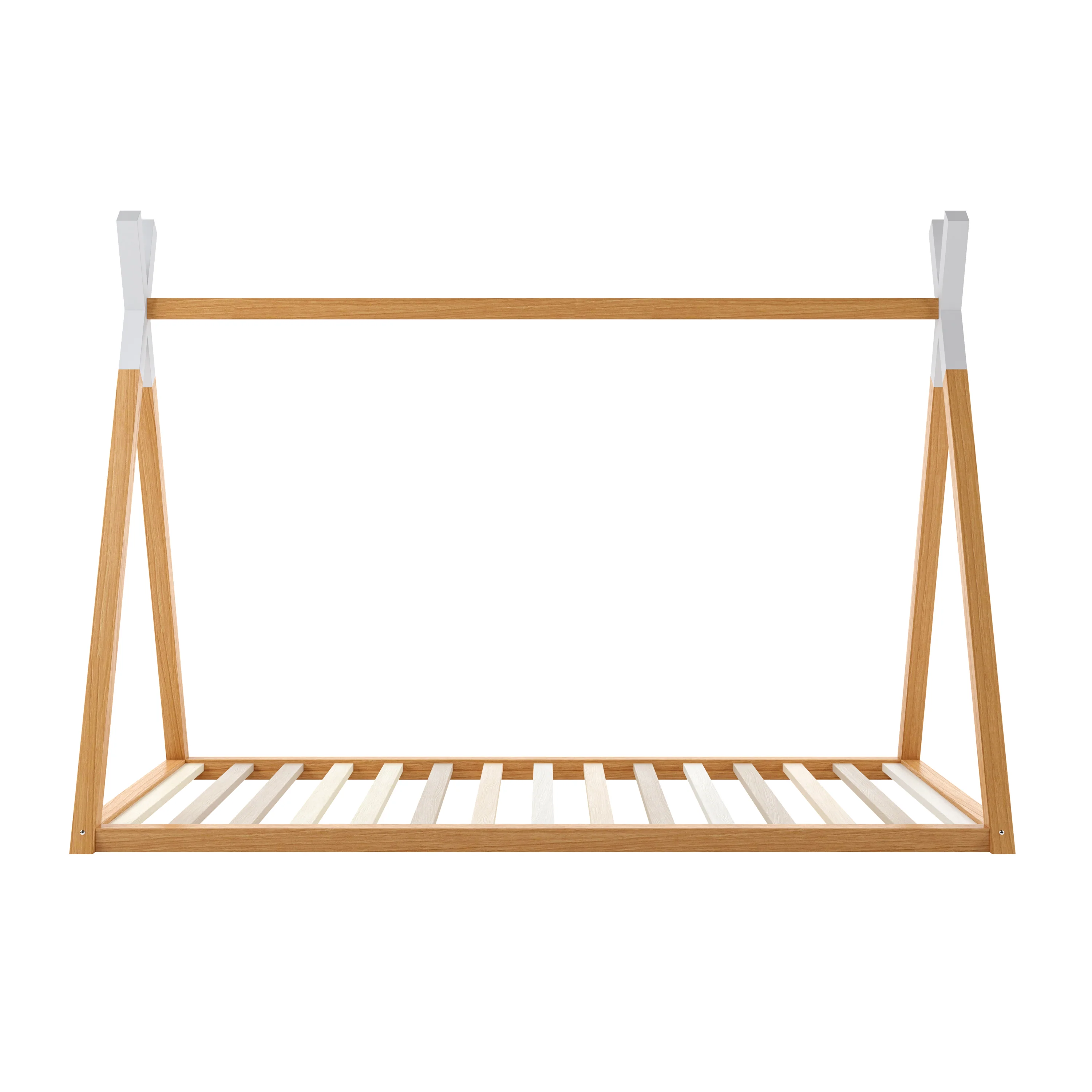 Helena Kids Single Solid Pine Teepee Bed Frame in Natural - Image 12