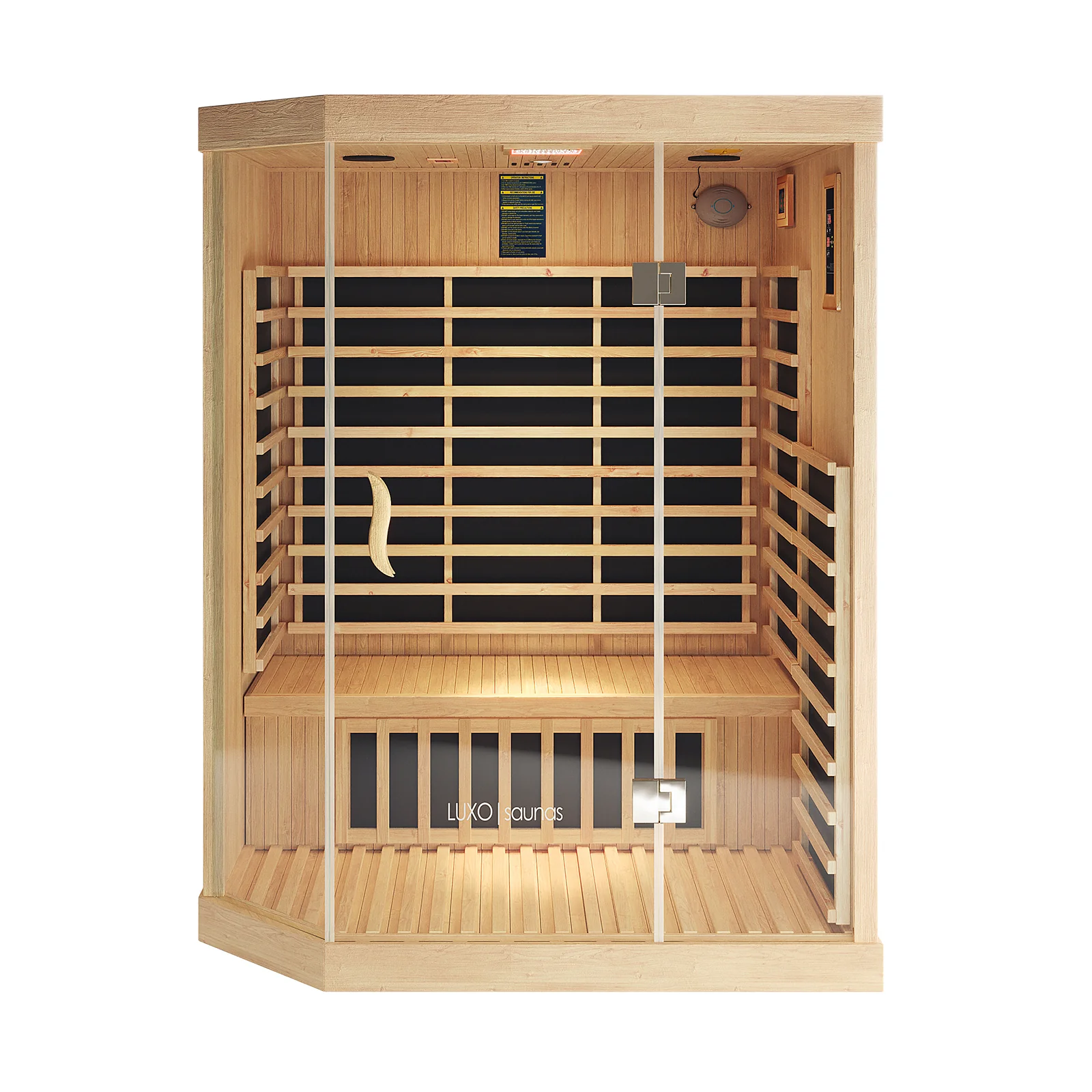 Helle 3 Person Carbon Fibre Infrared Indoor Home Sauna