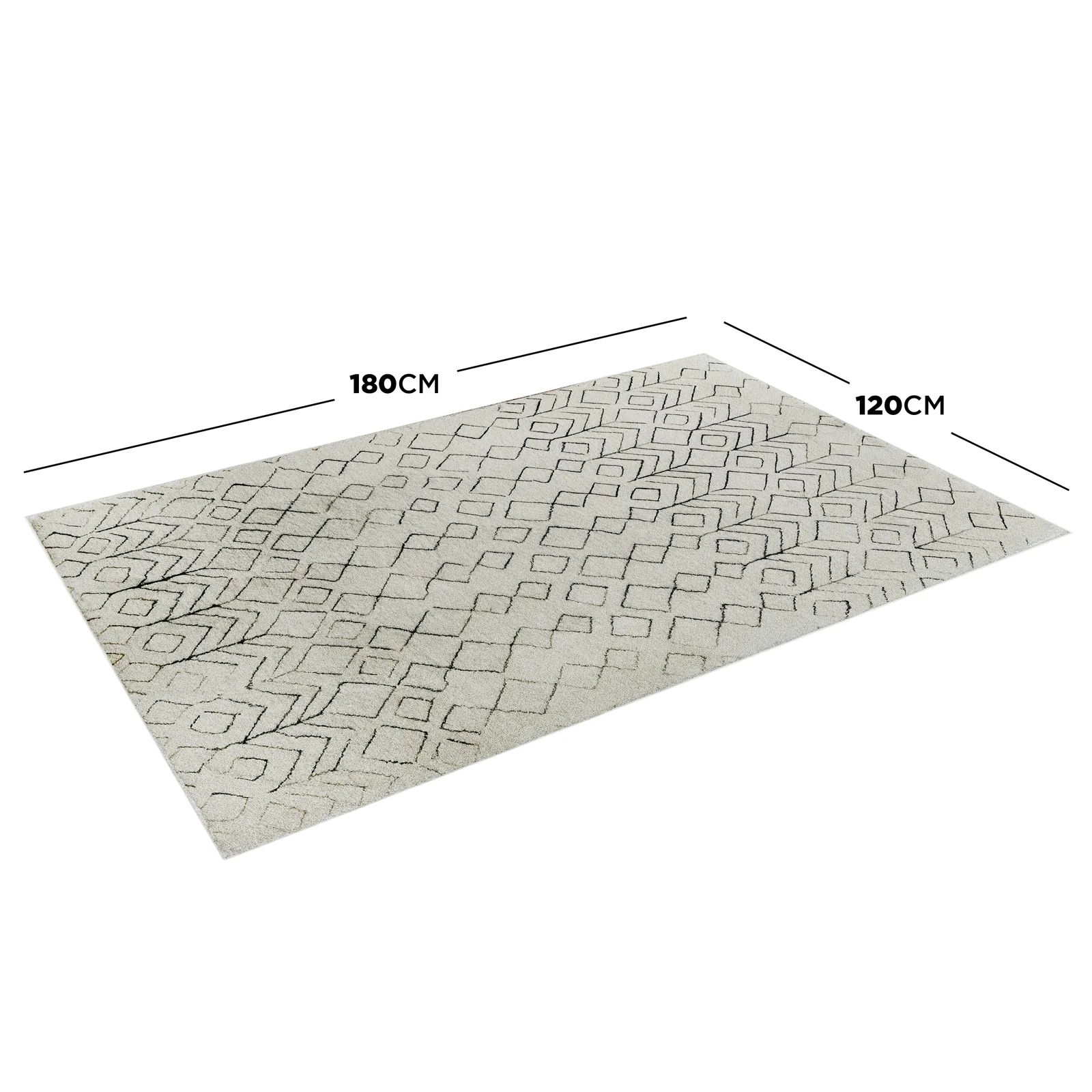 Hepirus 120x180cm Small Contemporary Printed Floor Rug - Image 3