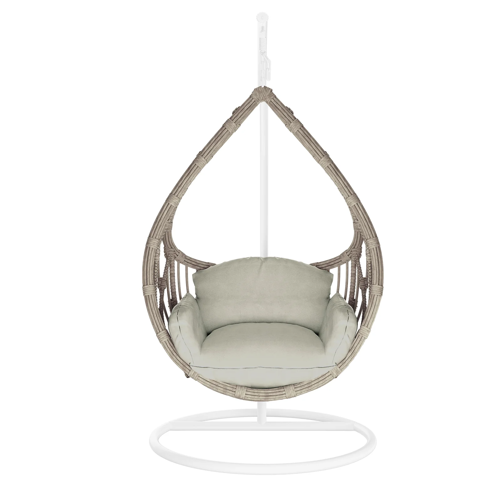 Hookipa Outdoor Rattan Egg Chair with Cushion in Sage
