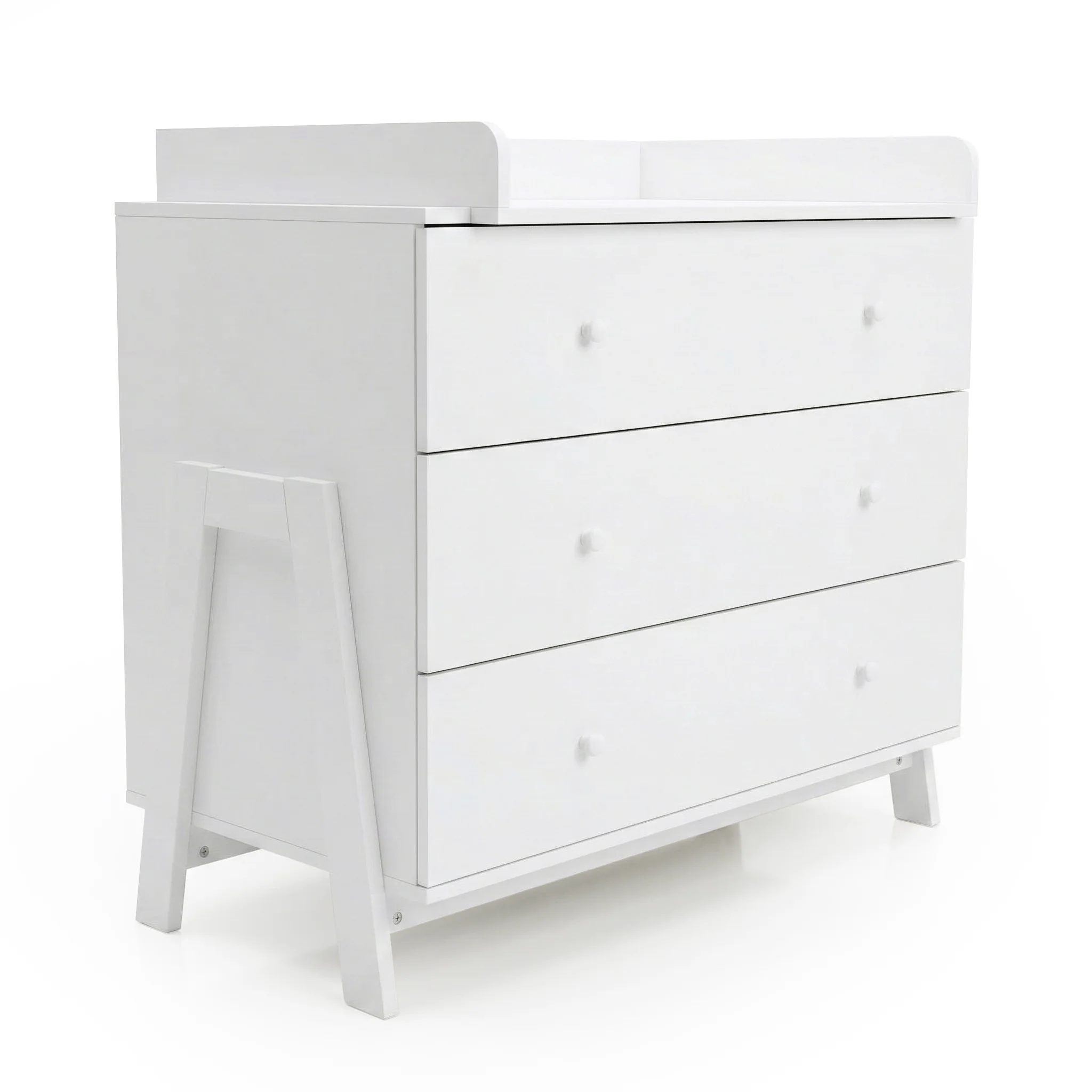 Hushly Baby Change Table with Drawers in White - Image 7